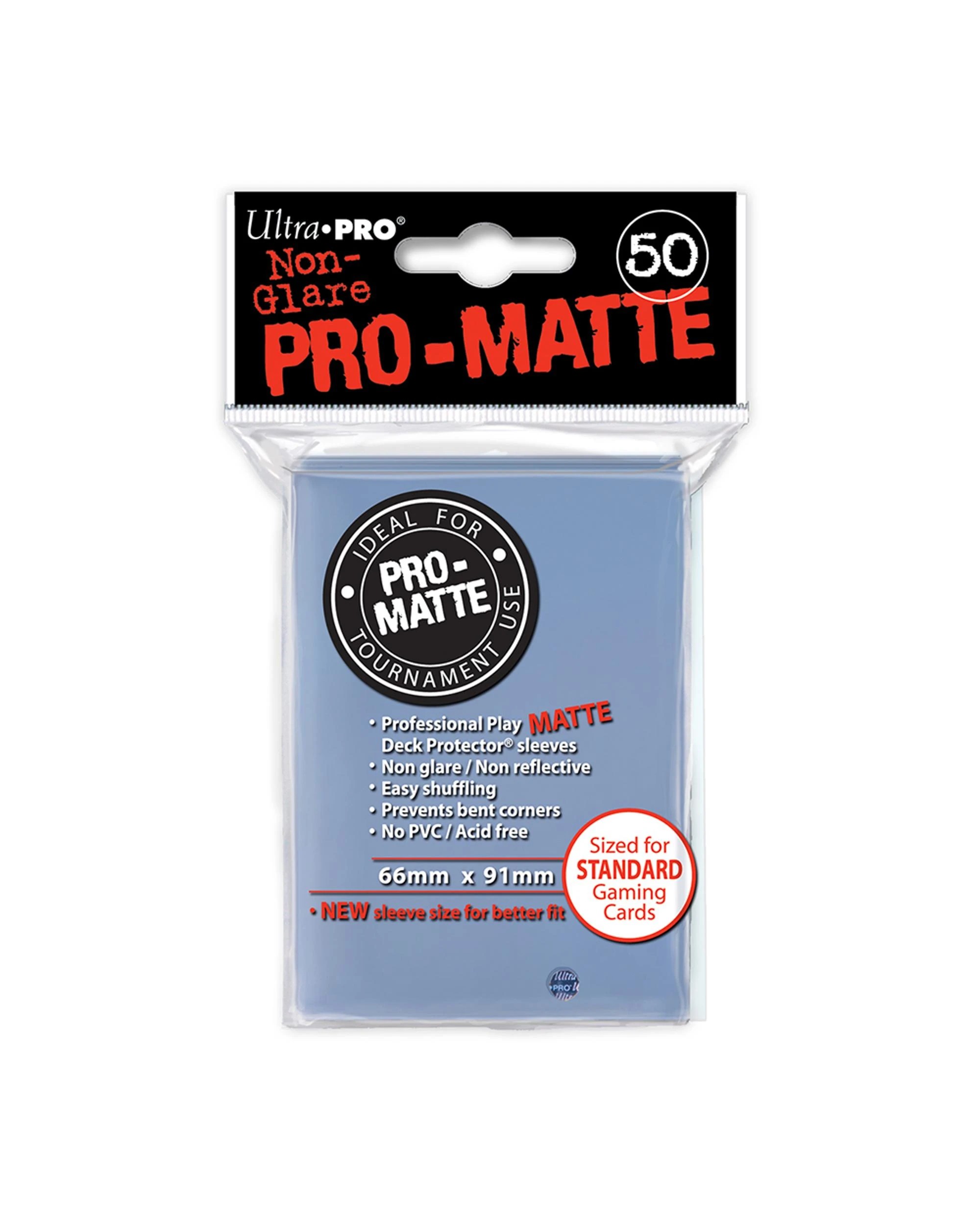1 Ultra Pro 50 Pro-Matte Standard Deck Protectors - Clear, 1 of 1