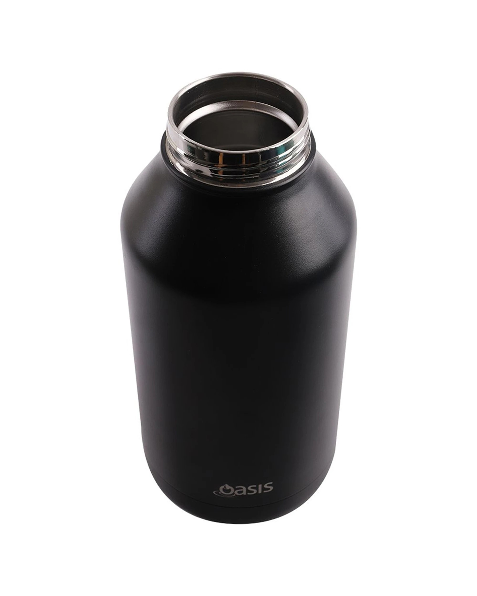 3 Oasis 1.9l Double Wall Insulated Titan Drink Water Bottle Stainless Steel Black
 - Black, 3 of 6