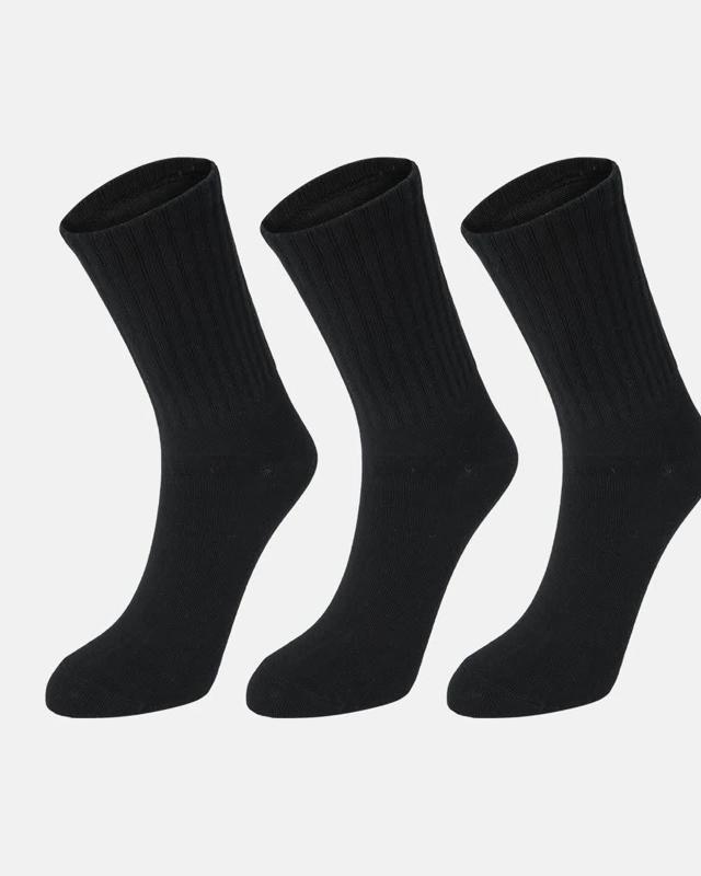 3 Pack Chunky Ribbed Full Crew S