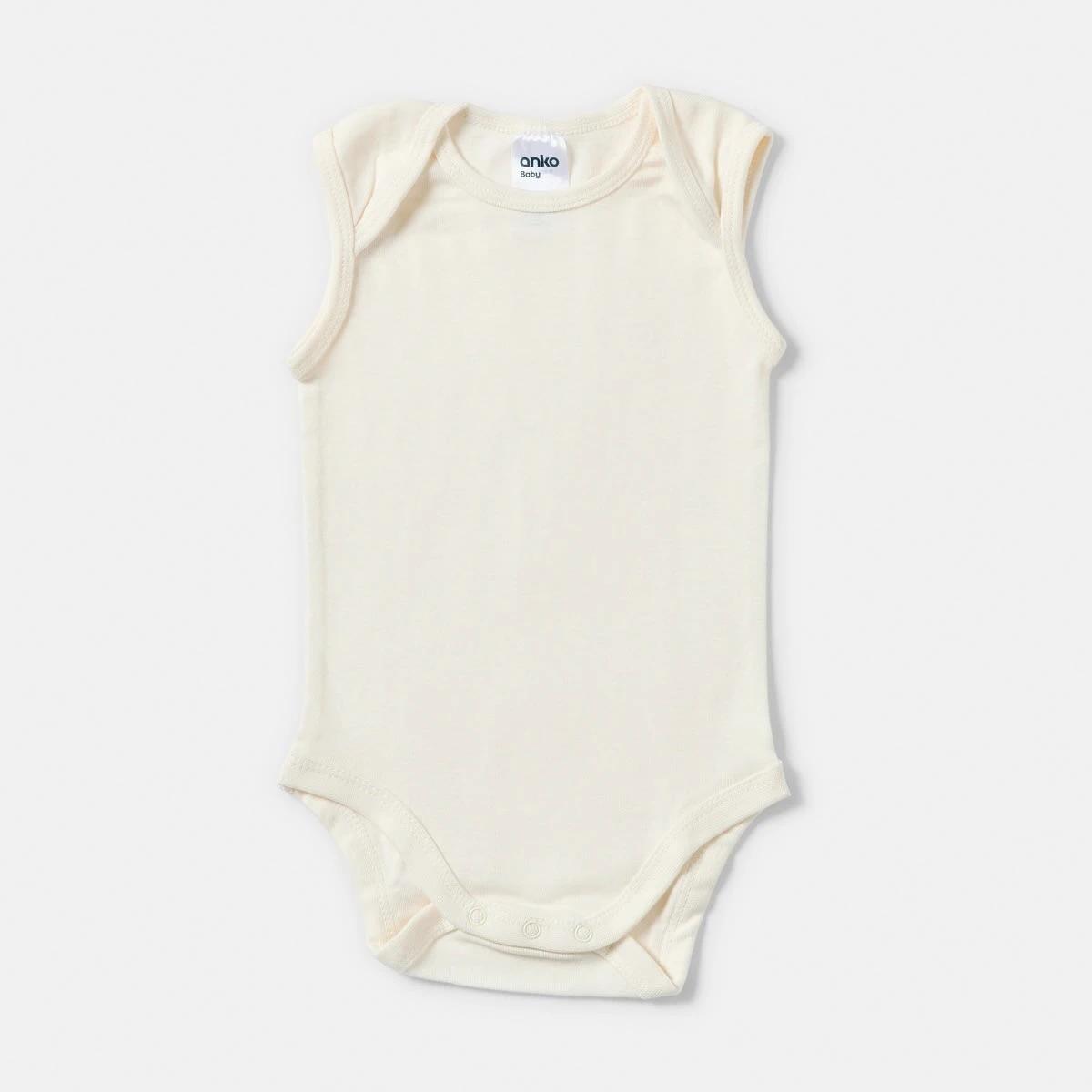 4 5 Pack Sleeveless Bodysuits NEUTRAL 5PK, 4 of 10