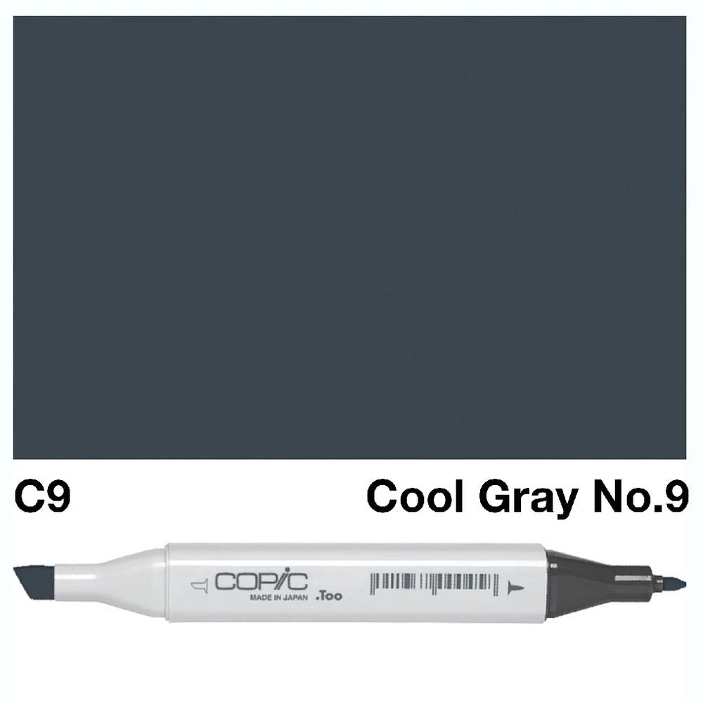 3 Copic Classic Original Dual Nib Marker C9 Cool Gray No.9, 3 of 3