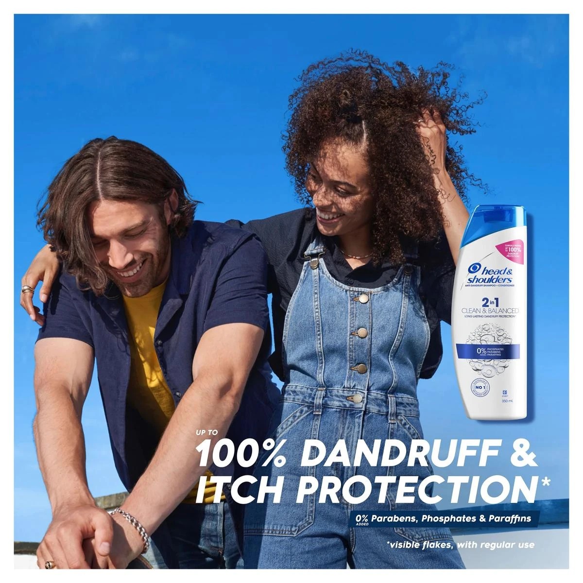 3 Head & Shoulders 2-in-1 Clean & Balanced Anti Dandruff Shampoo and Conditioner 350ml, 3 of 10
