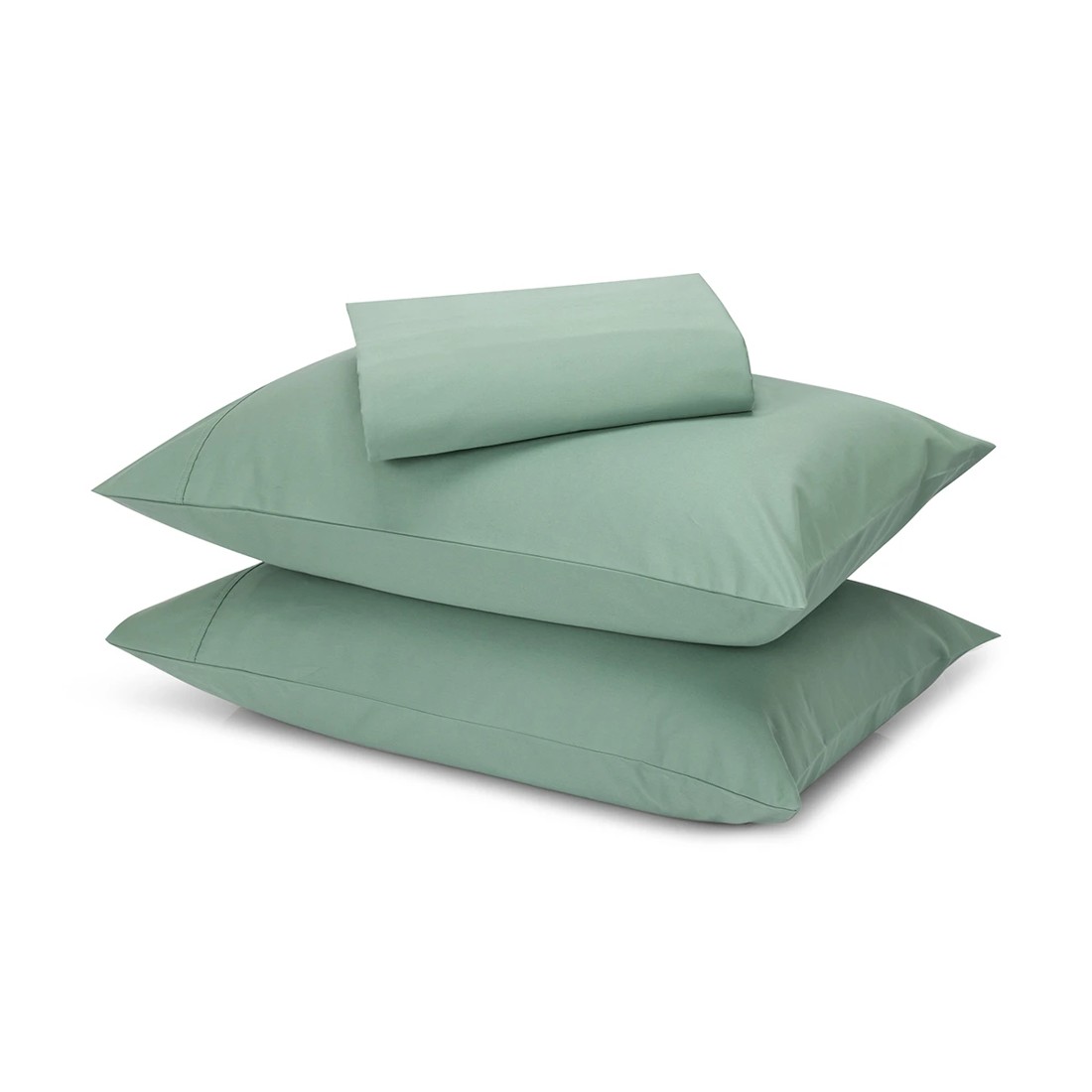 1 500 Thread Count Australian Grown Cotton Sheet Set - Double Bed, Sage, 1 of 7