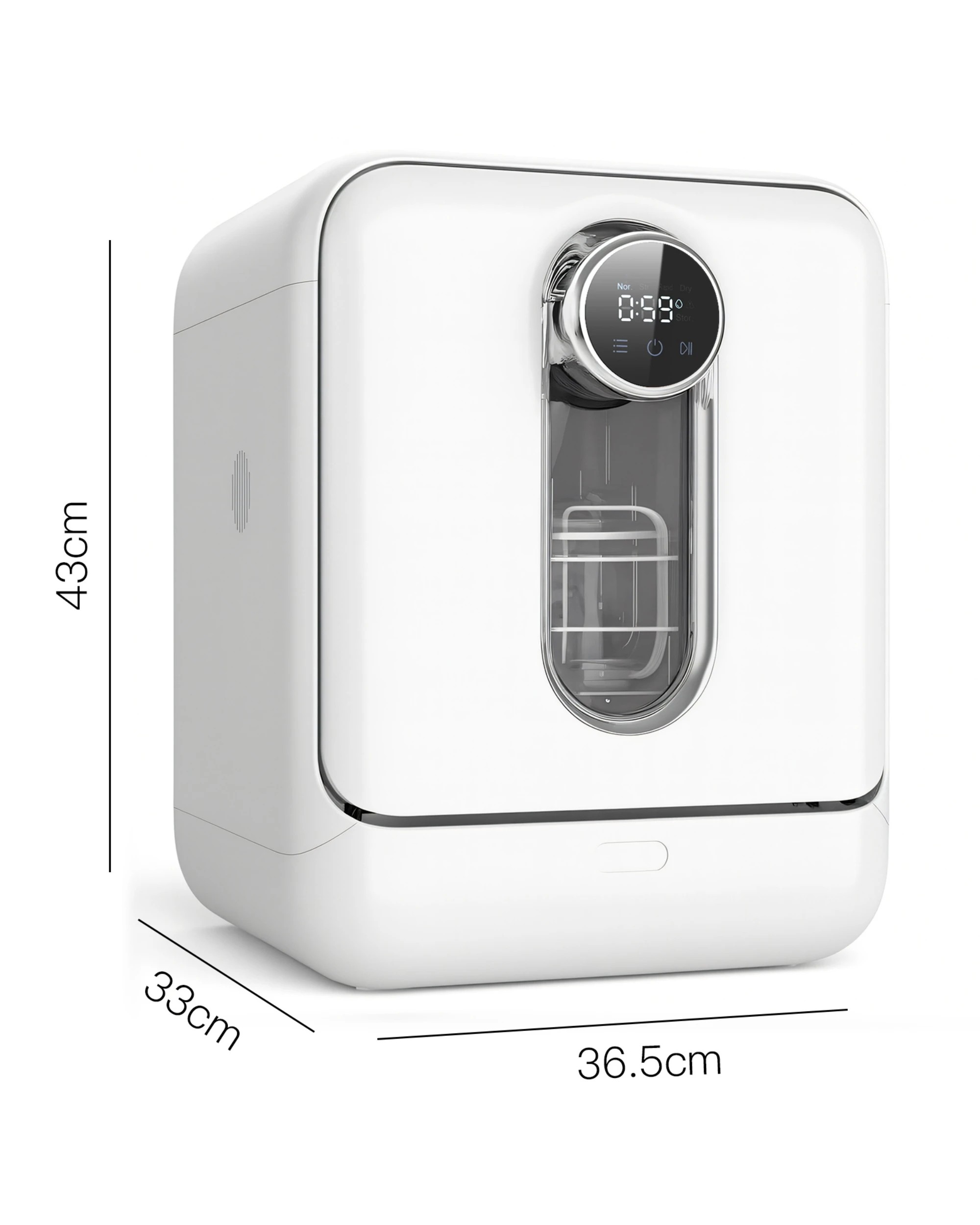 3 Advwin Baby Bottle Washer Sterilizer Dryer Machine for All Baby Item Care - White, 3 of 6