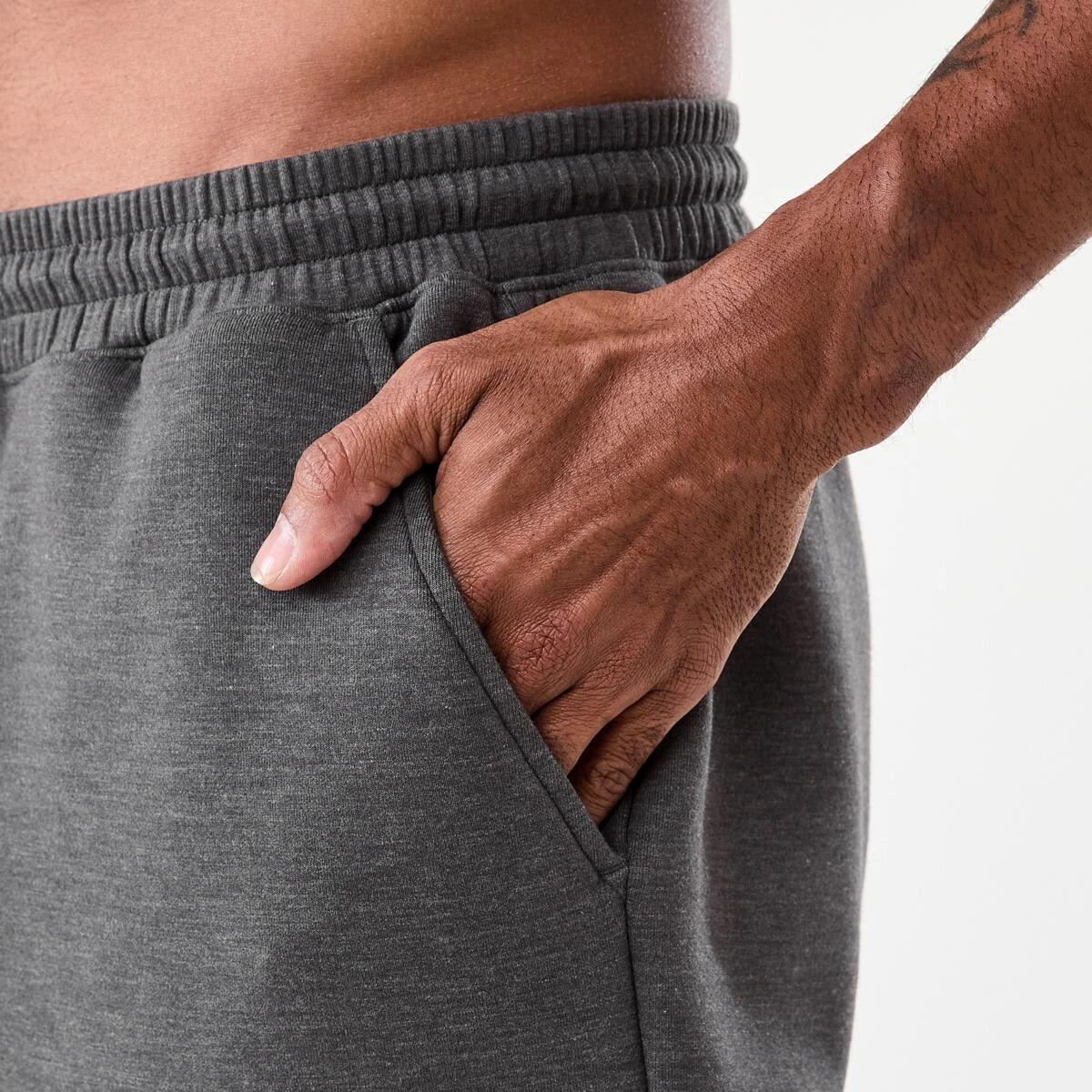 5 Active Mens Scuba Trackpants CHARCOAL GREY MARLE, 5 of 5