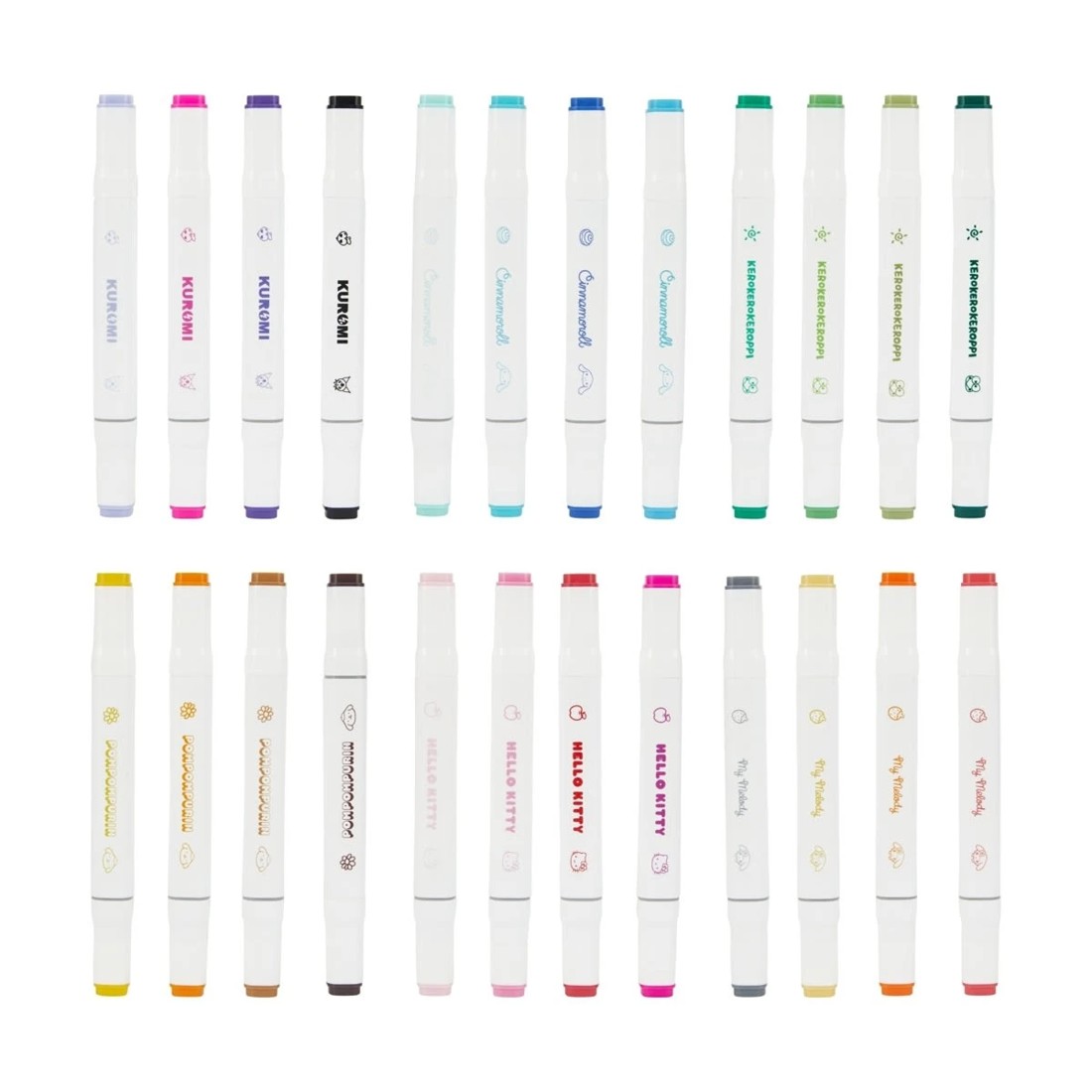 2 24 Pack Hello Kitty and Friends Double Ended Markers, 2 of 5
