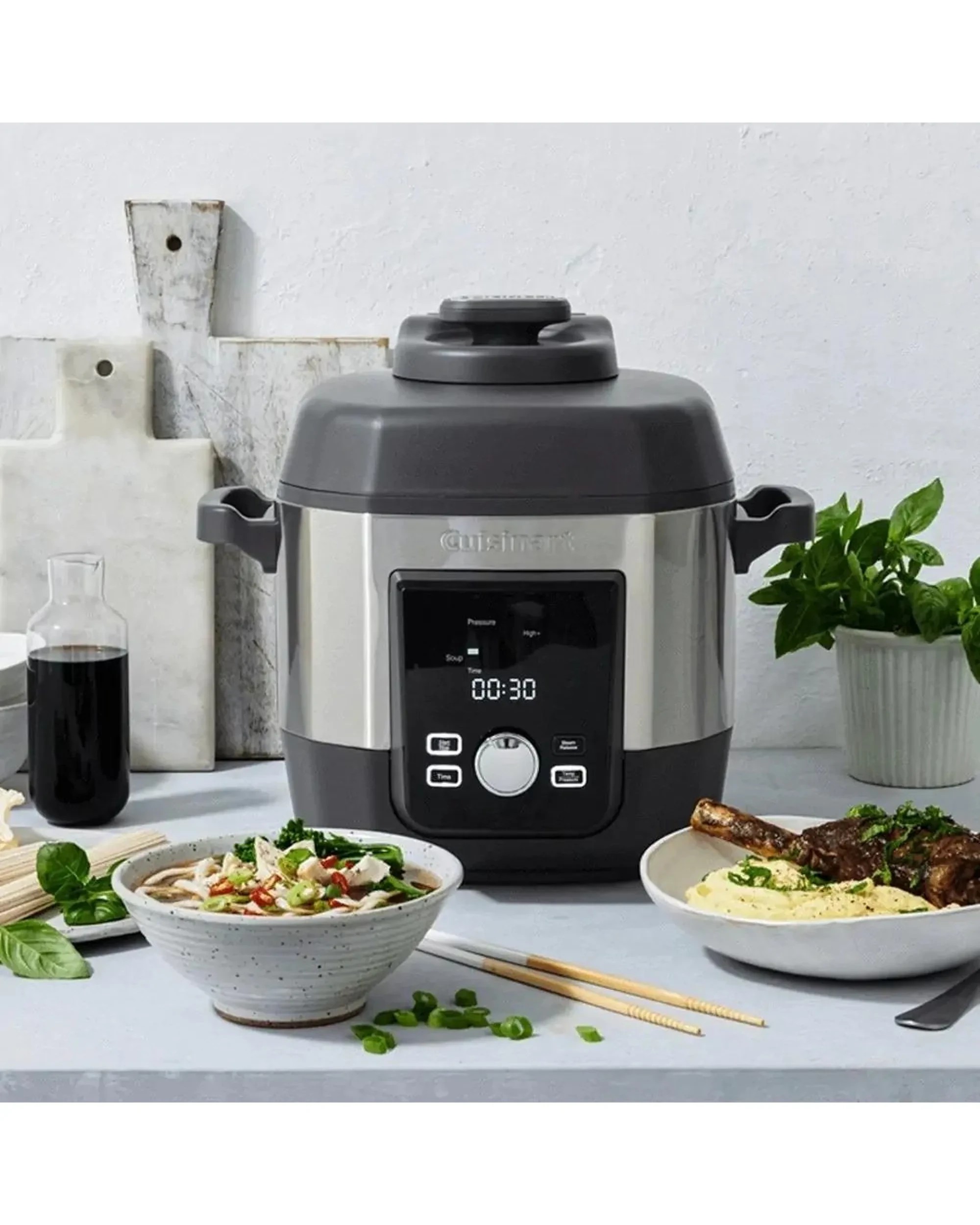 3 Cuisinart High Pressure Multi Cooker 5.7L - Silver, 3 of 5