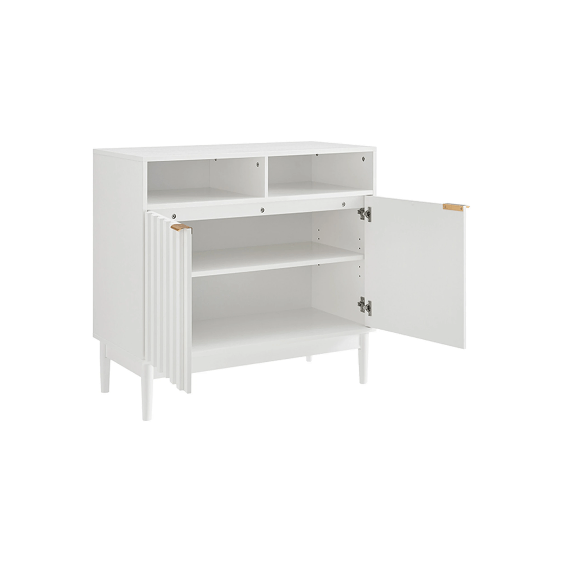 3 Sarantino Eleni 2-door Sideboard - White, 3 of 9
