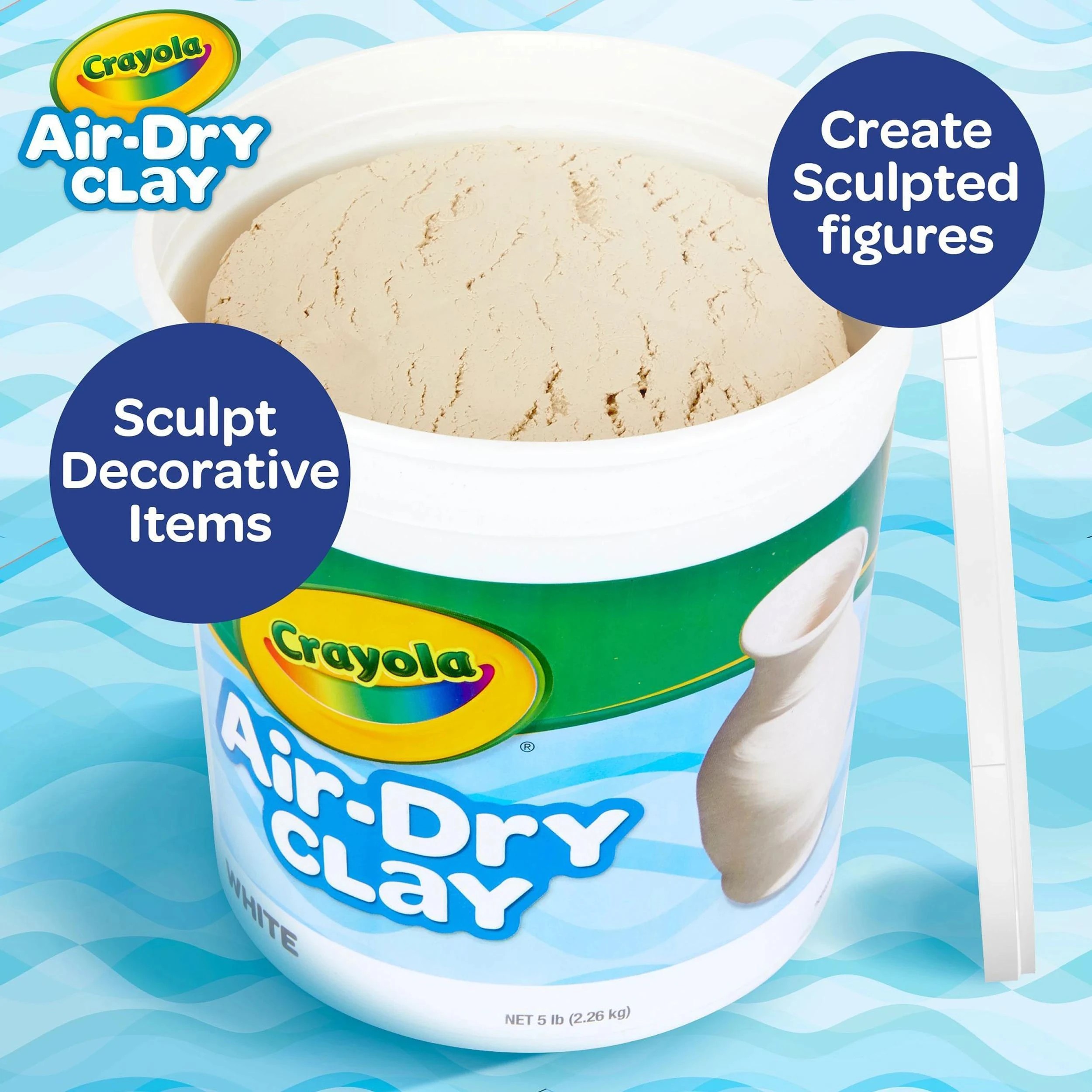5 Crayola Air Dry Clay 2kg - Multi, 5 of 6
