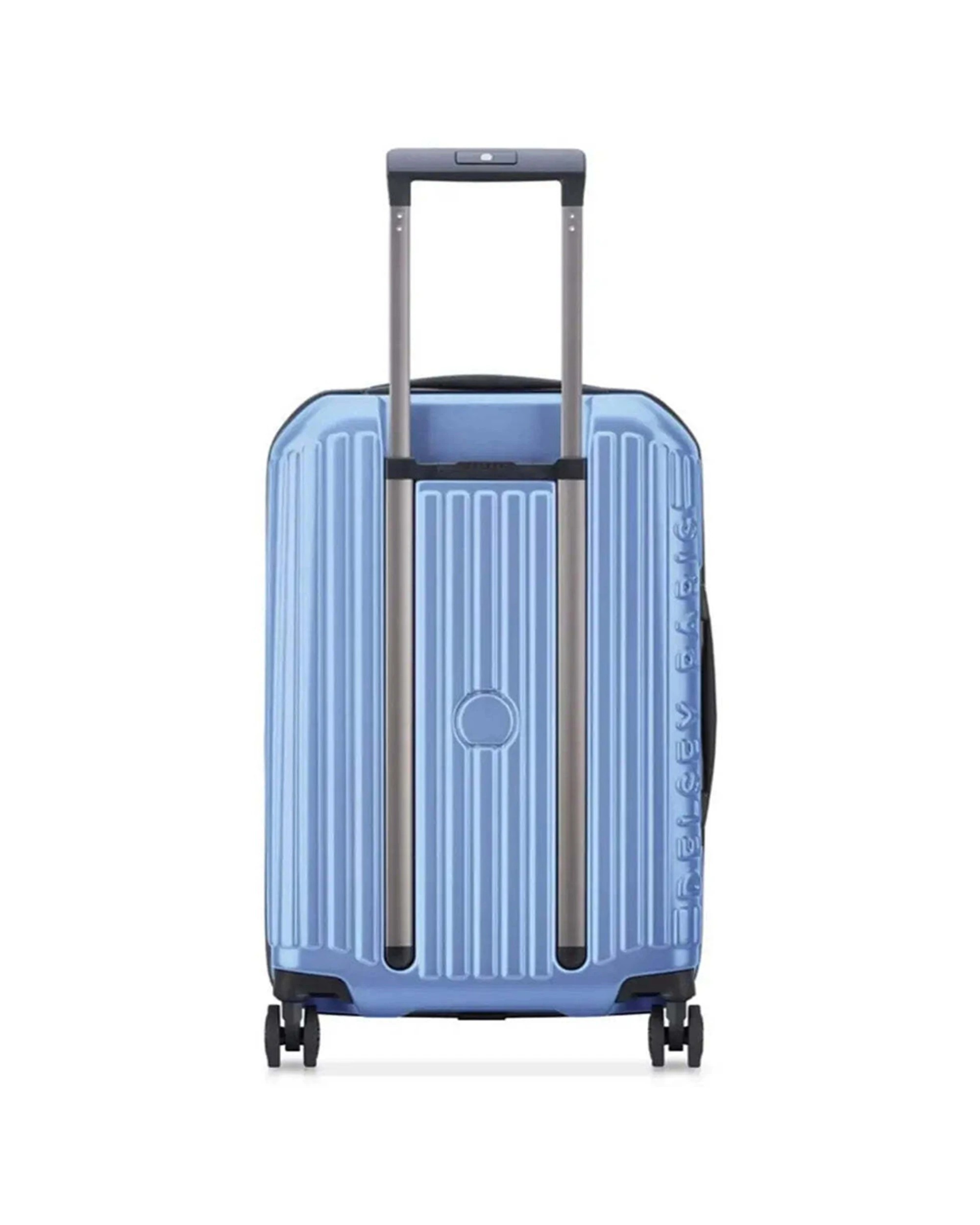 4 Delsey Securtime Zip 55 cm Top Opening 4-Wheel Expandable Cabin Suitcase Lavender - Blue, 4 of 6