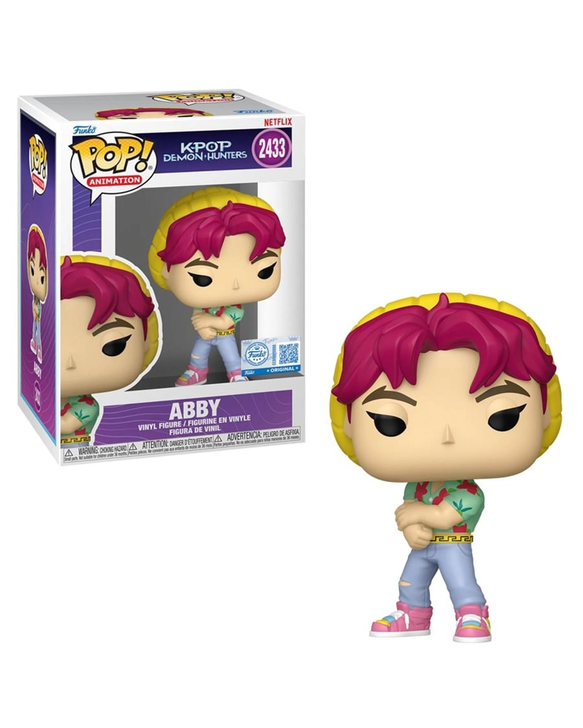 1 K-Pop Demon Hunters Abby - Soda Pop -  Funko POP! Vinyl, 1 of 3