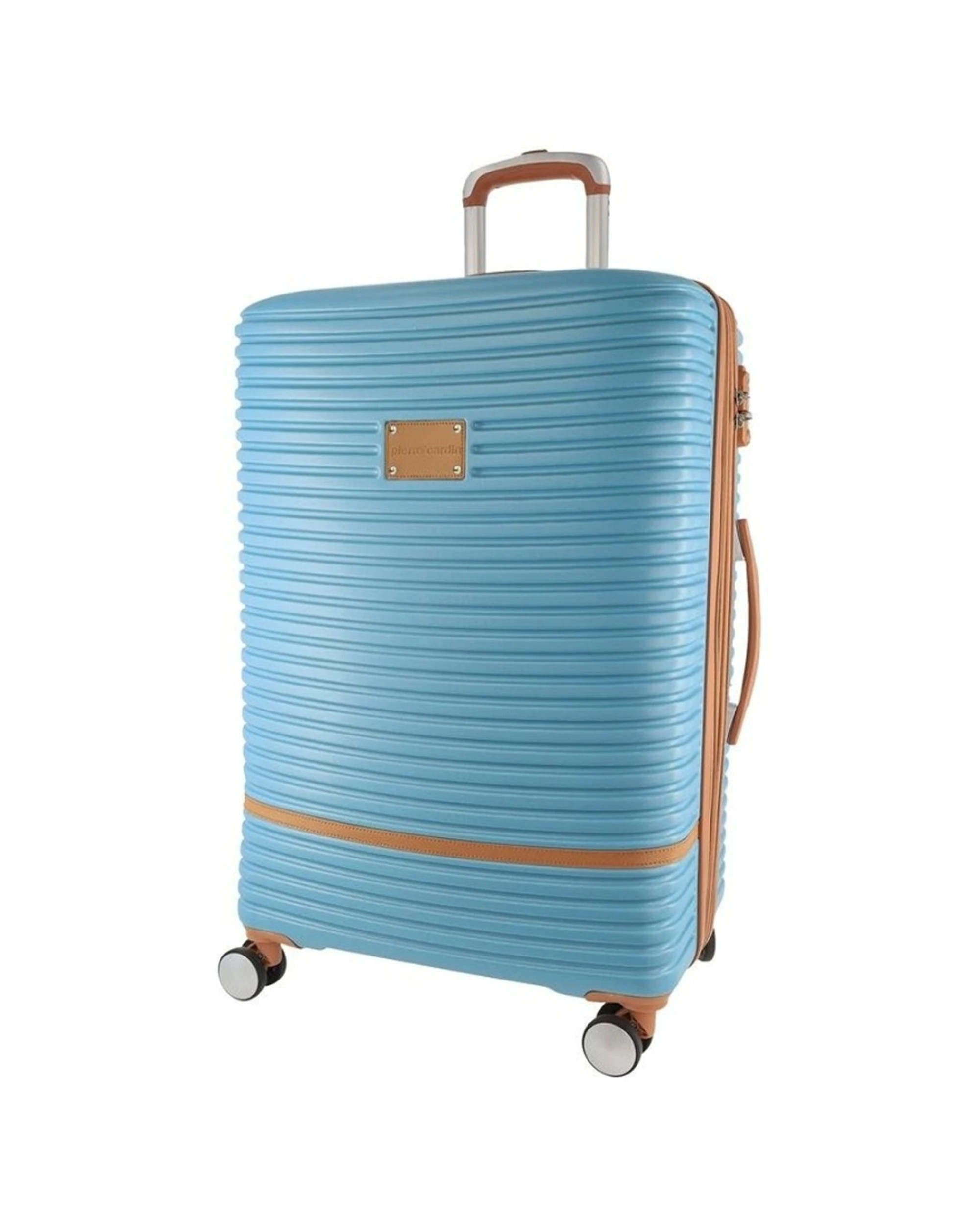 1 Pierre Cardin Hard Shell Suitcase Large 80cm With TSA Lock Expandable - Blue, 1 of 6