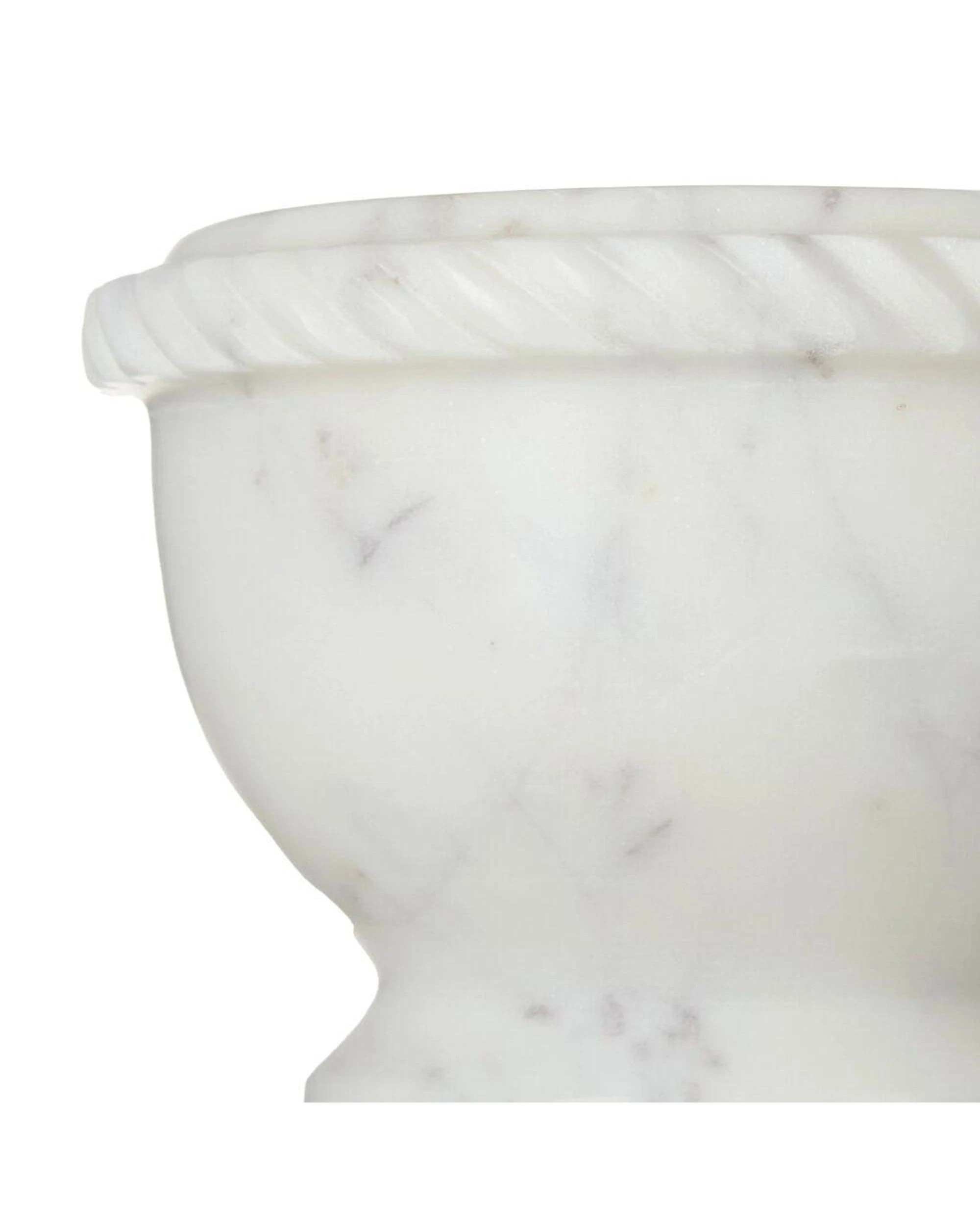 2 Society Home Margot Marble Mortar & Pestle White - White, 2 of 4