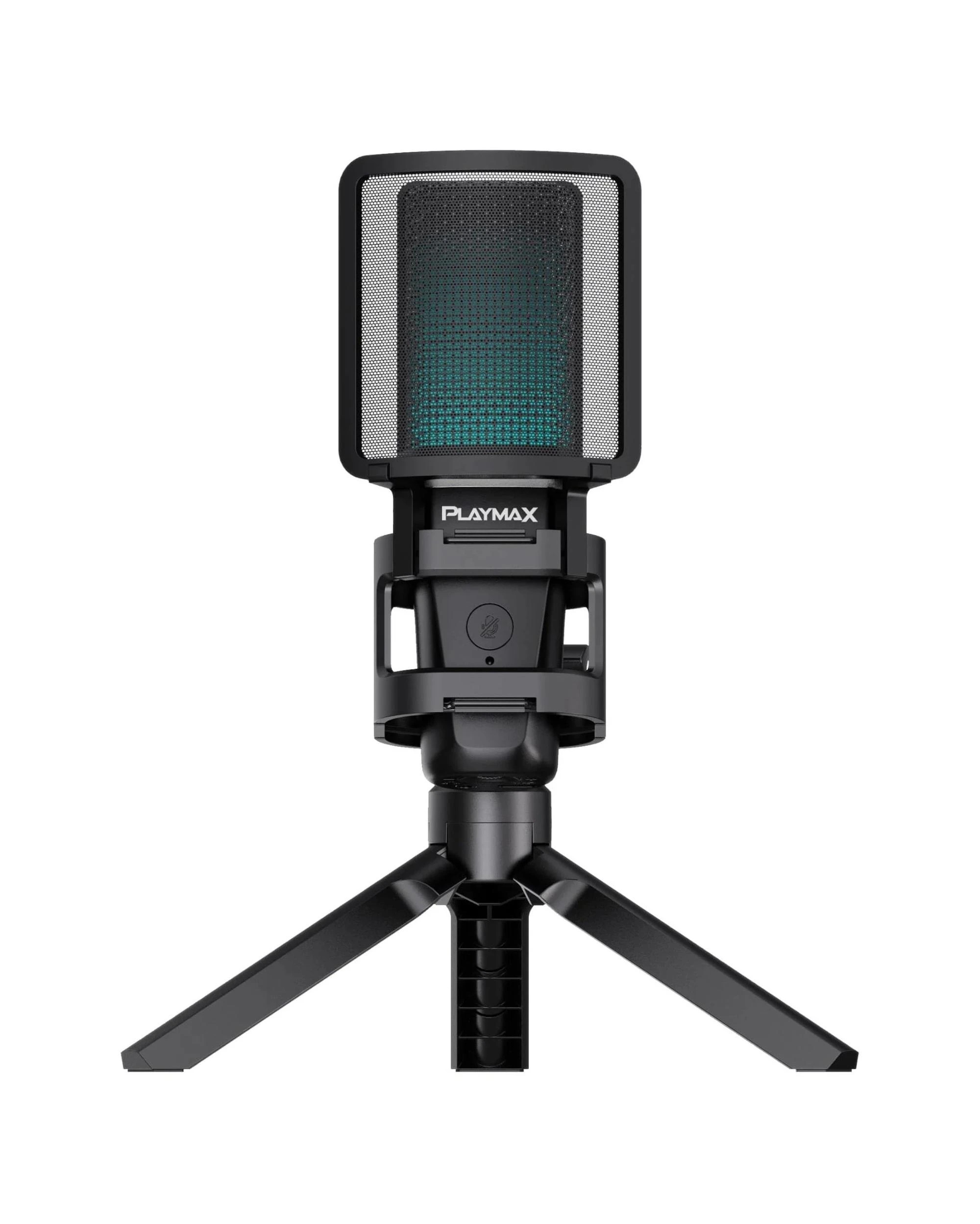 5 Playmax RGB Black Microphone - Black, 5 of 5
