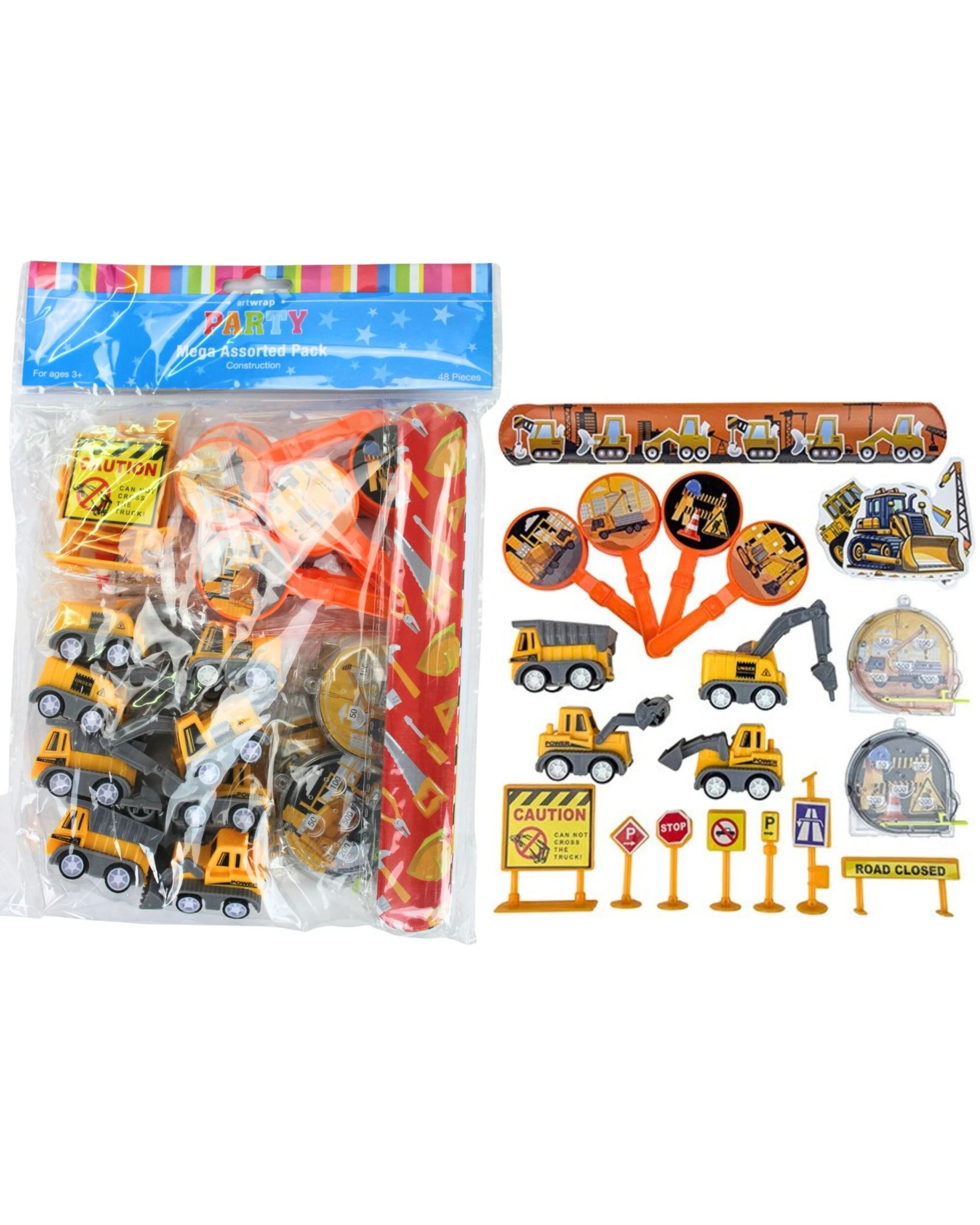 1 Artwrap Construction Mega Value Favour Pack 48 Pieces, 1 of 1