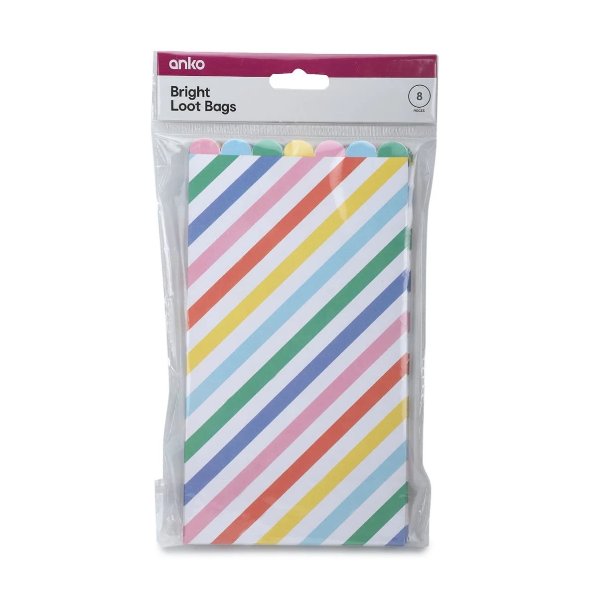 7 8 Piece Bright Loot Bags, 7 of 7