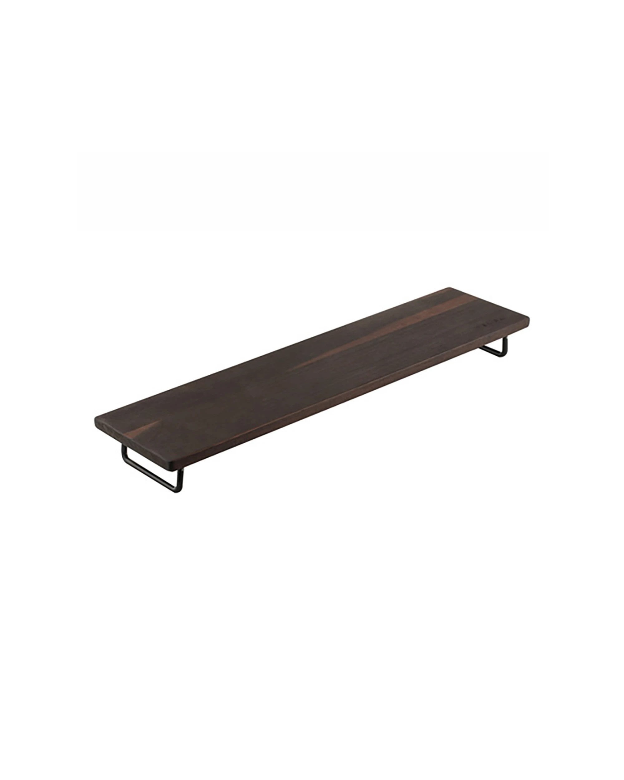 1 Ladelle Orson Large 65cm Tapas Acacia Serving Board With Metal Handles - Natural, 1 of 1