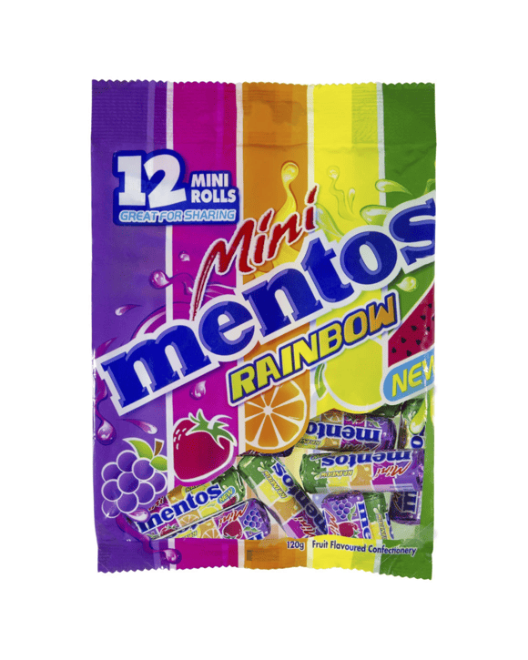 Mentos Mini Rainbow Bag, 120g