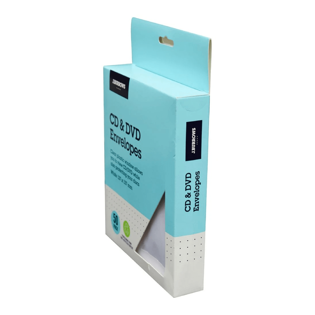 3 J.Burrows CD Envelopes White 50 Pack, 3 of 4