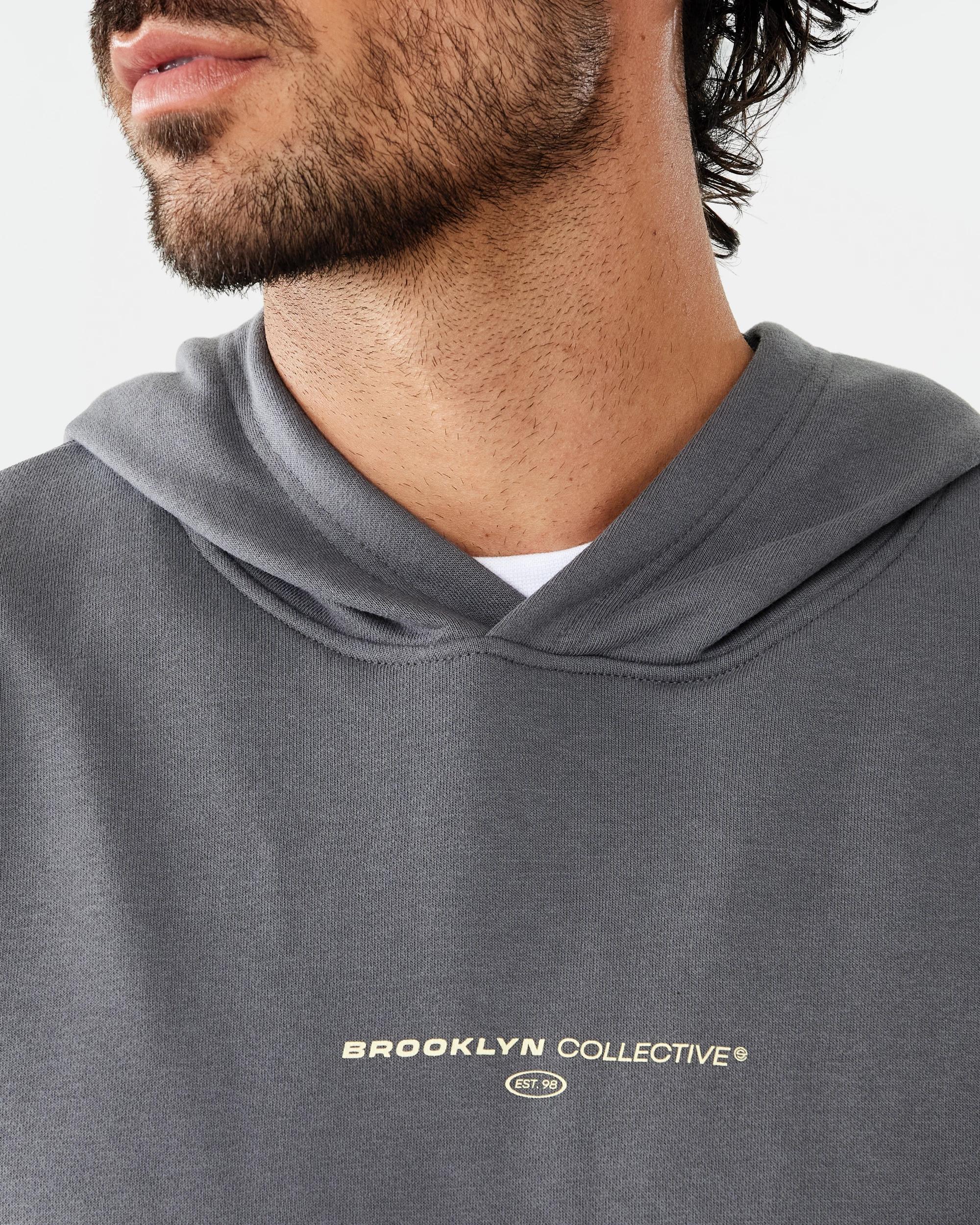 6 Terry Boxy Print Hoodie Gry Create, 6 of 10