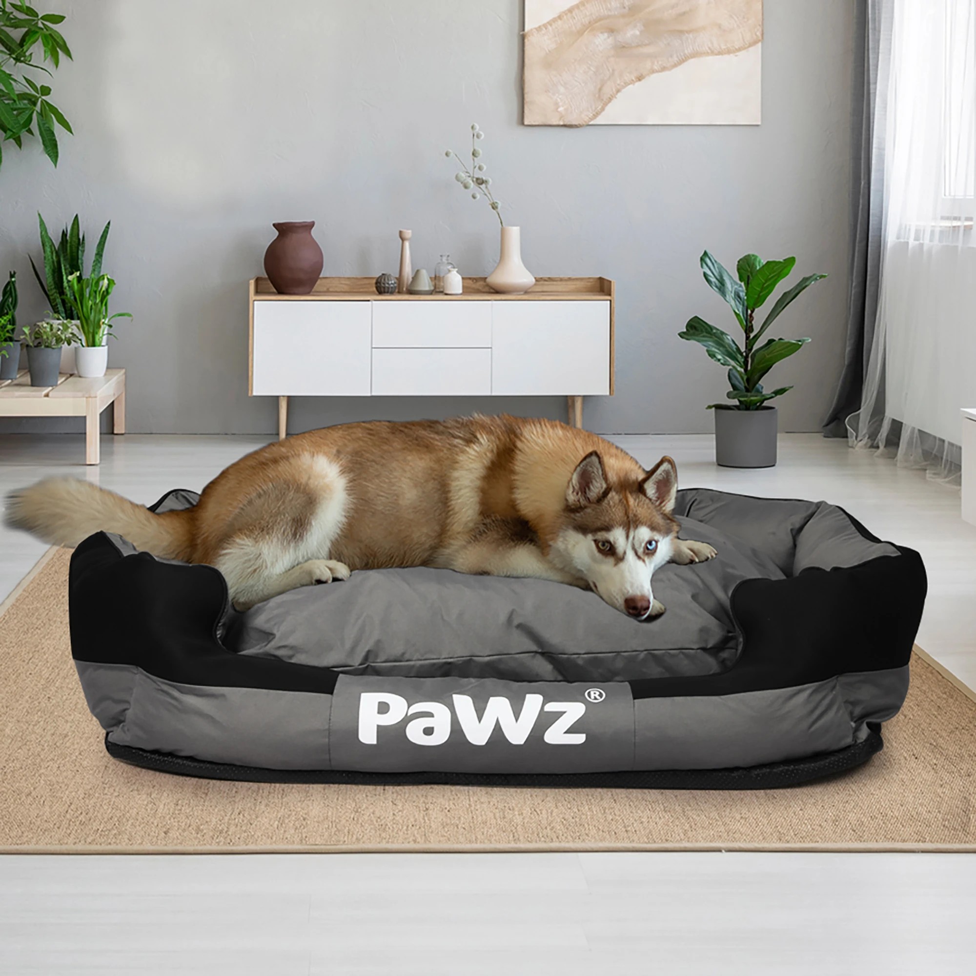 7 Pawz Waterproof Orthopaedic Pet Dog Calming Bed Memory Foam Removable XL, 7 of 7
