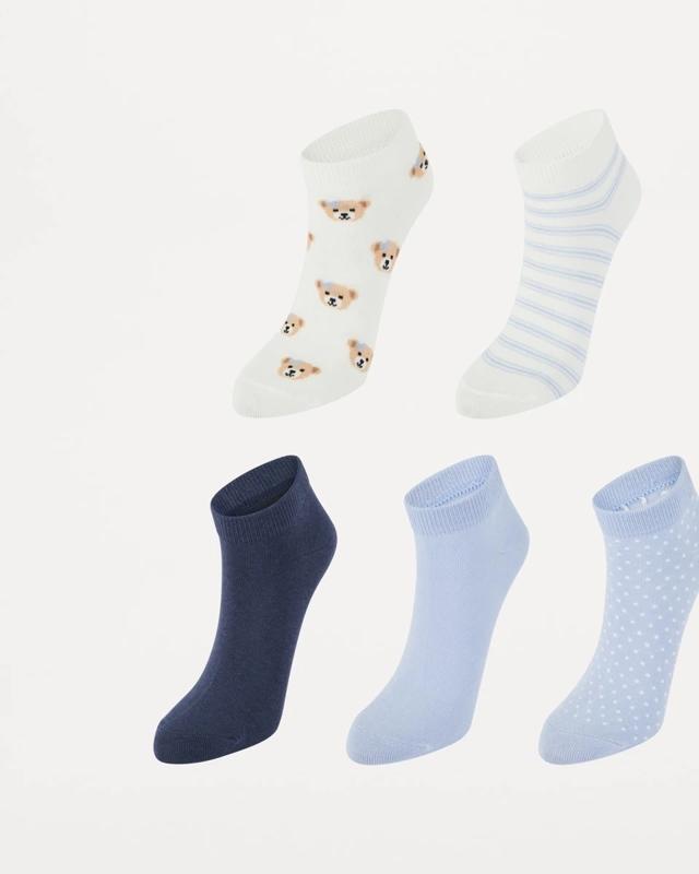 5 Pack Fashion Low Cut S