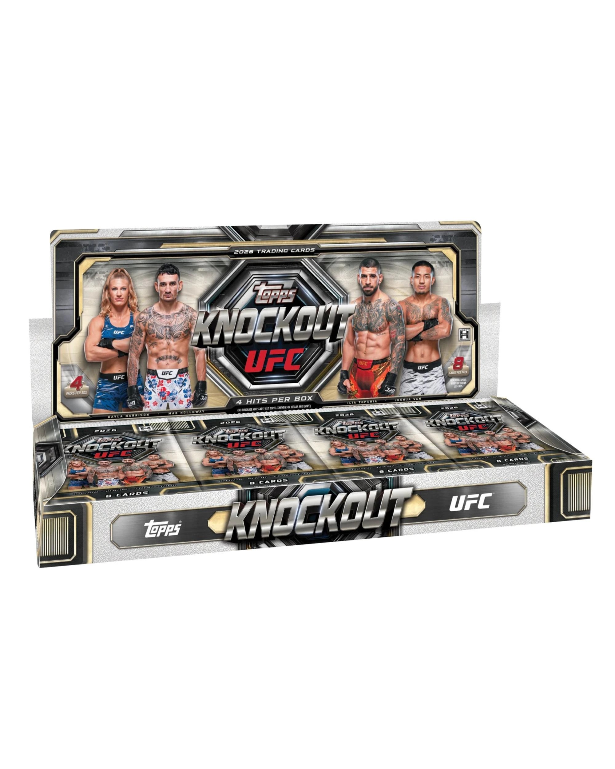 1 Topps 2026 Knockout UFC Hobby Box, 1 of 9