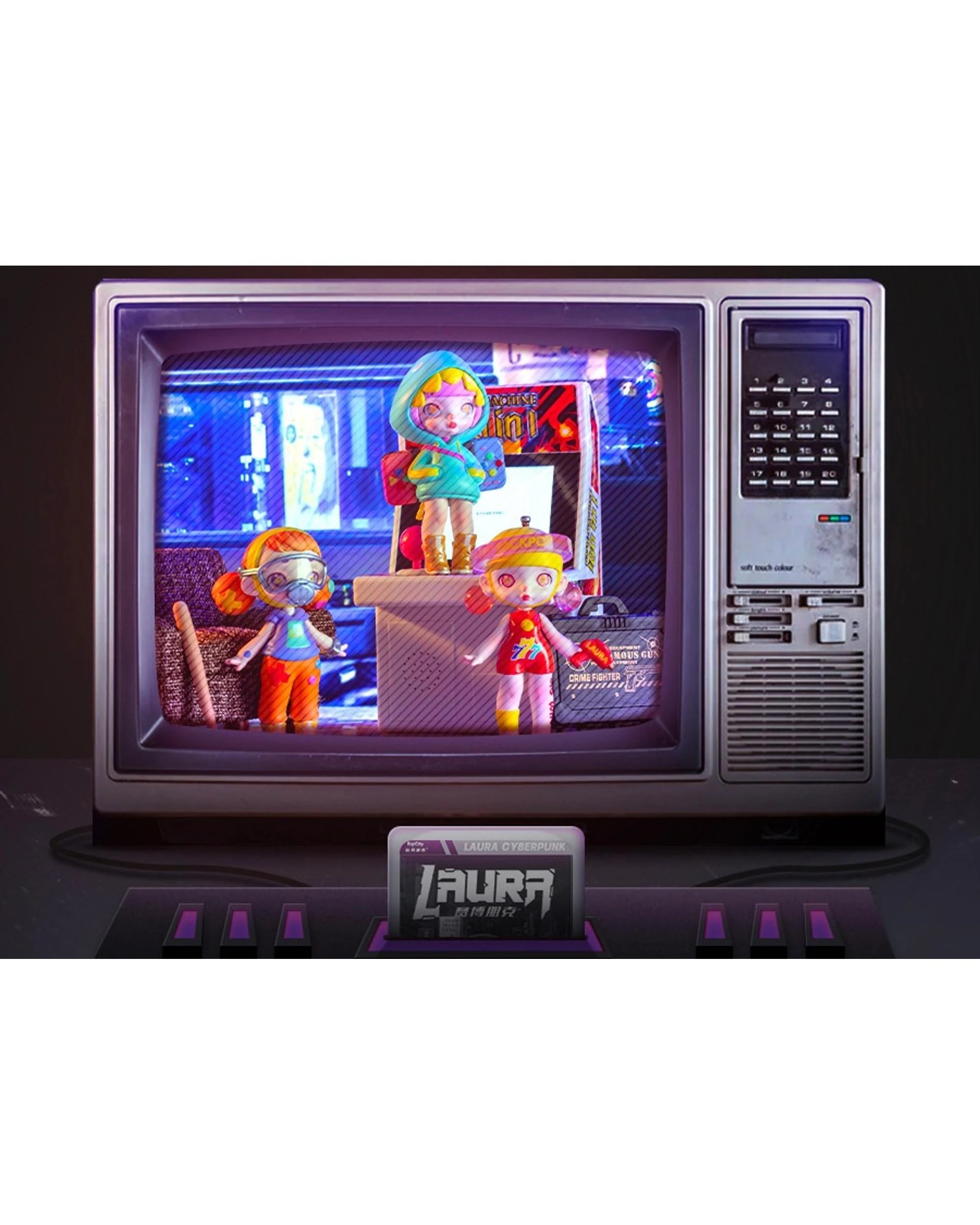 5 ToyCity Laura Cyberpunk Figure Blind Box, 5 of 10