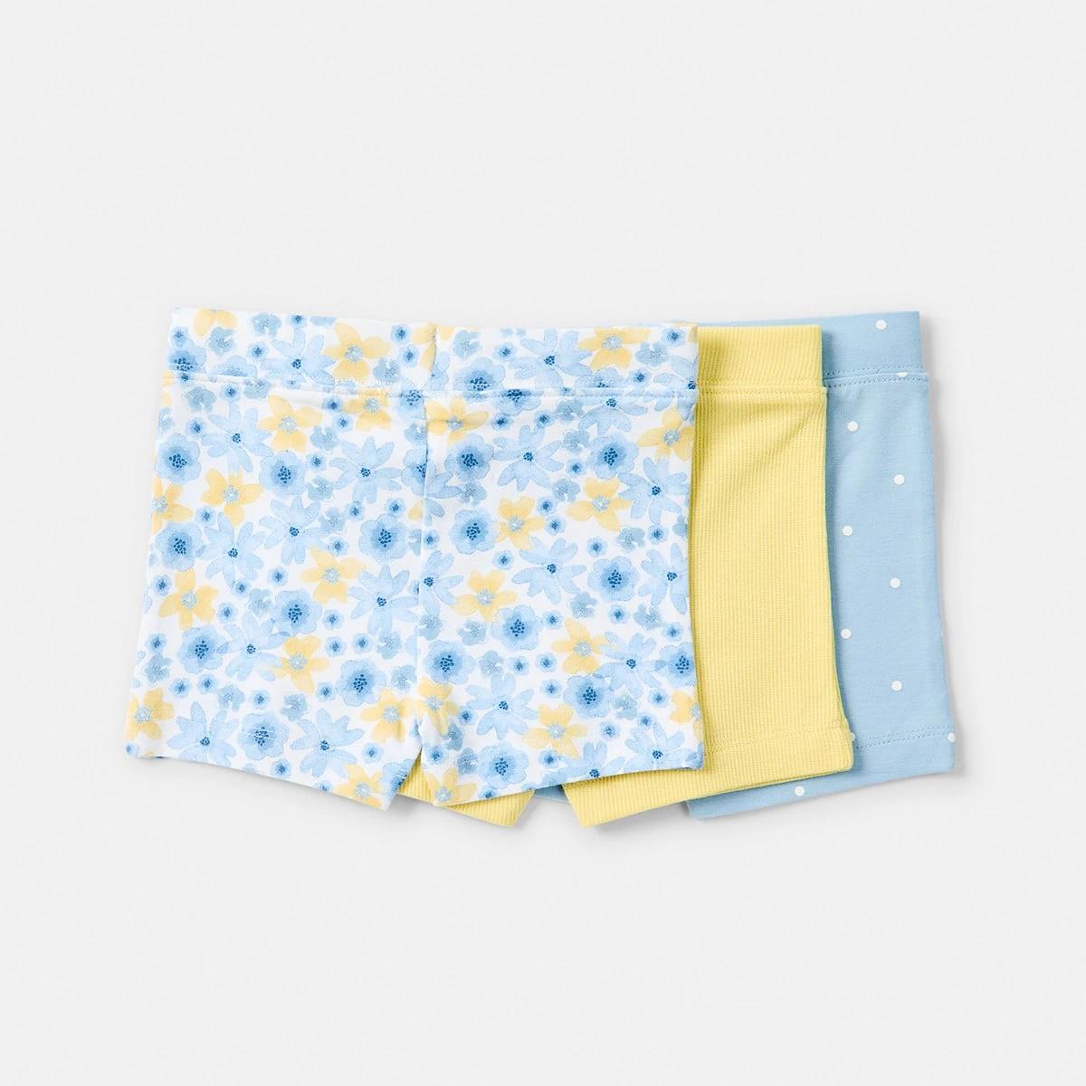 2 3 Pack Shorts Blue Dots, 2 of 8