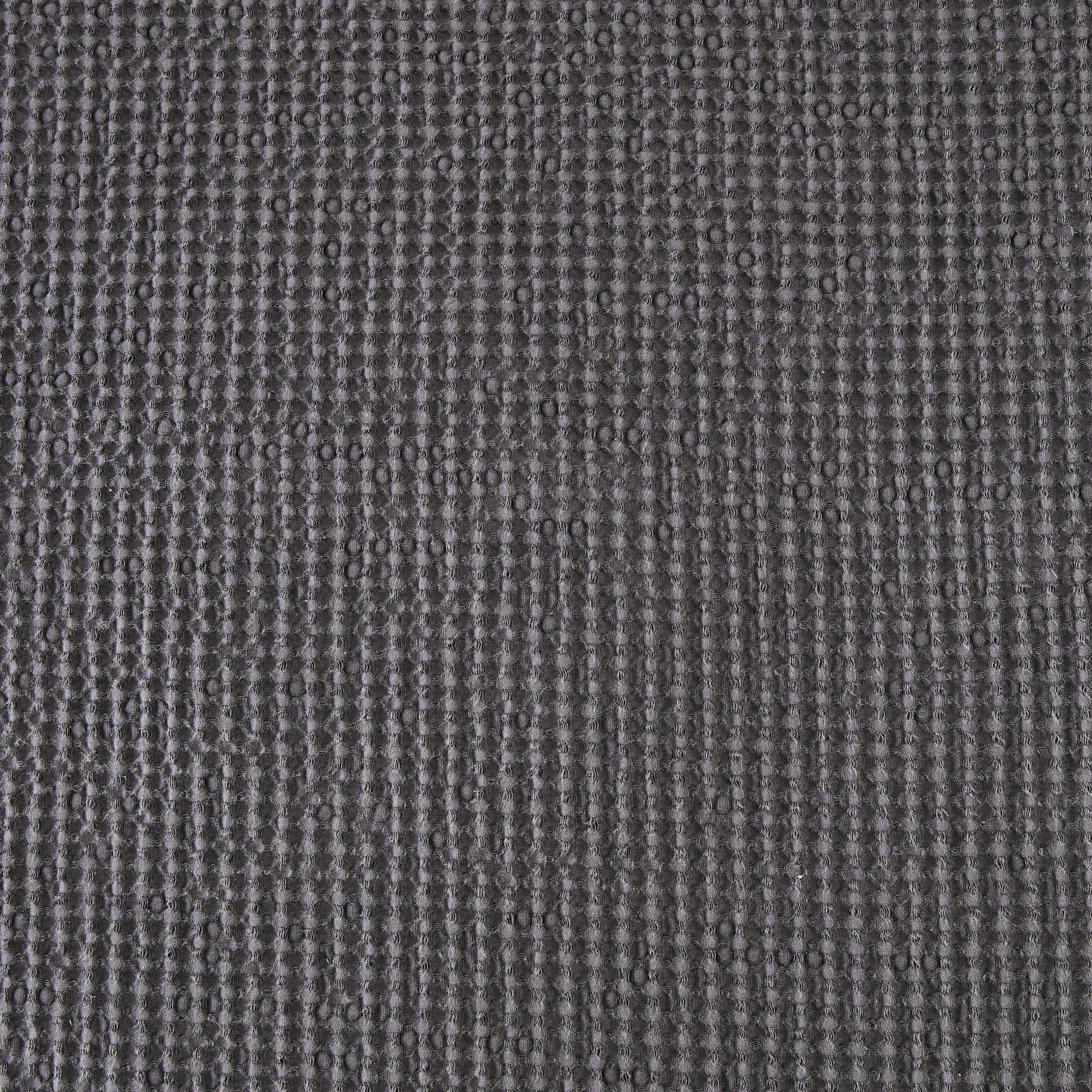 6 Waffle Stonewashed Cotton Quilt Cover Set - Super King Bed, Grey, 6 of 6