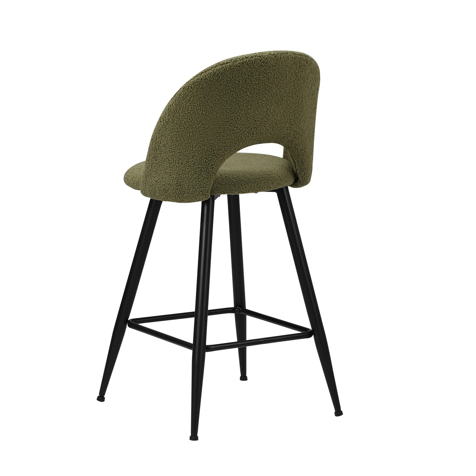 8 Oikiture 4x Bar Stools Kitchen Counter Stool Dining Chairs Boucle Horn
 - Green, 8 of 10