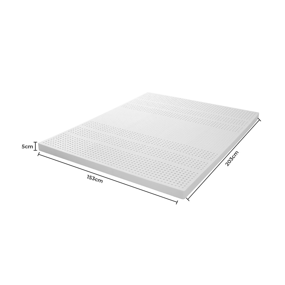 3 Dreamz Latex Mattress Topper - Queen, 3 of 6