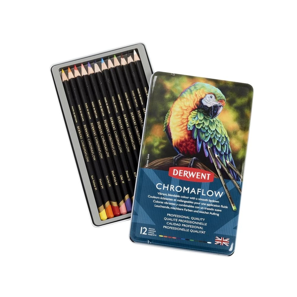 2 Derwent Chromaflow Coloured Pencils 12 Pack, 2 of 2