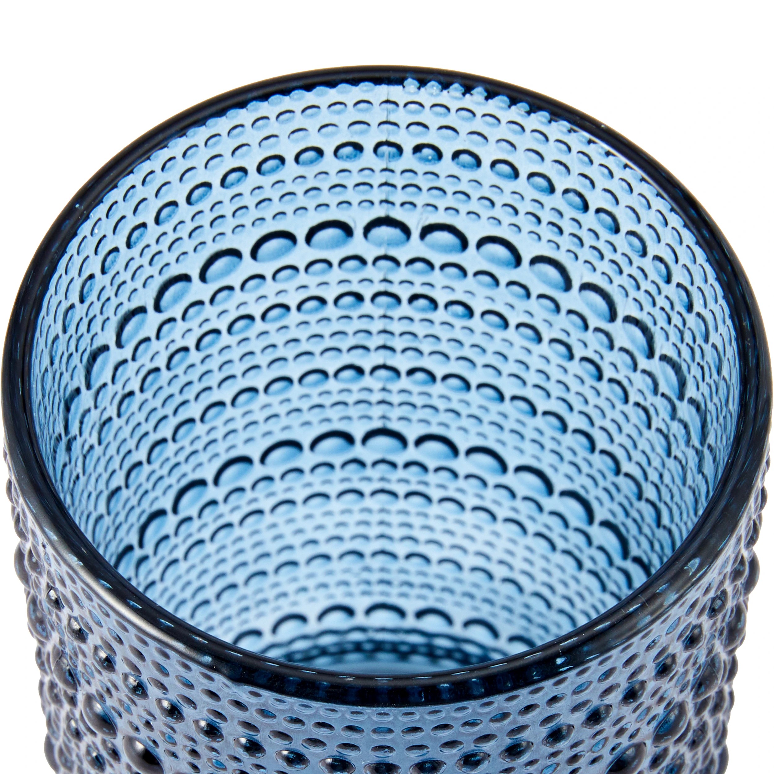 3 6 Blue Pearls Highball Glasses, 3 of 5