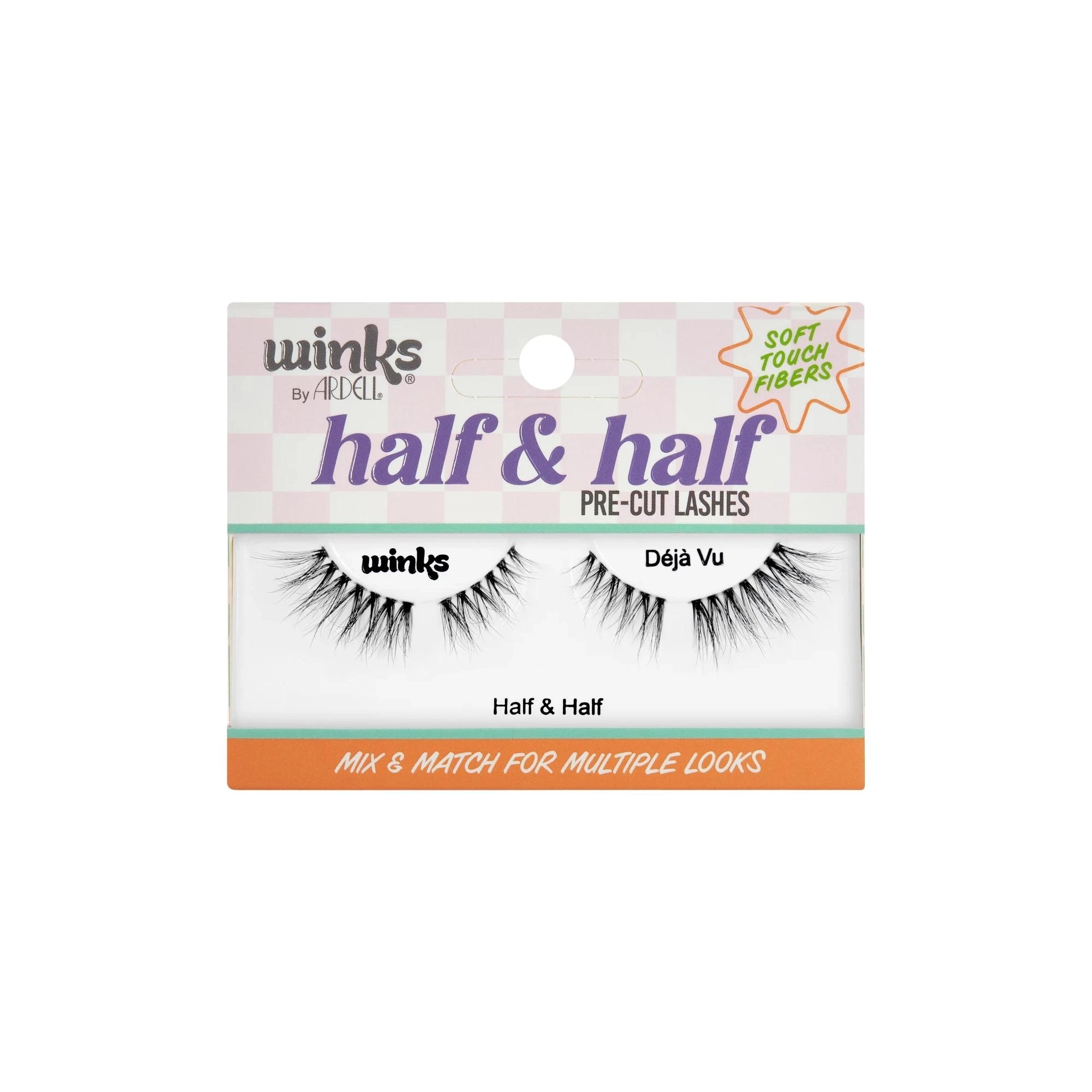 1 Winks by Ardell Half and Half Pre-Cut Lashes - Deja Vu - Black, 1 of 1