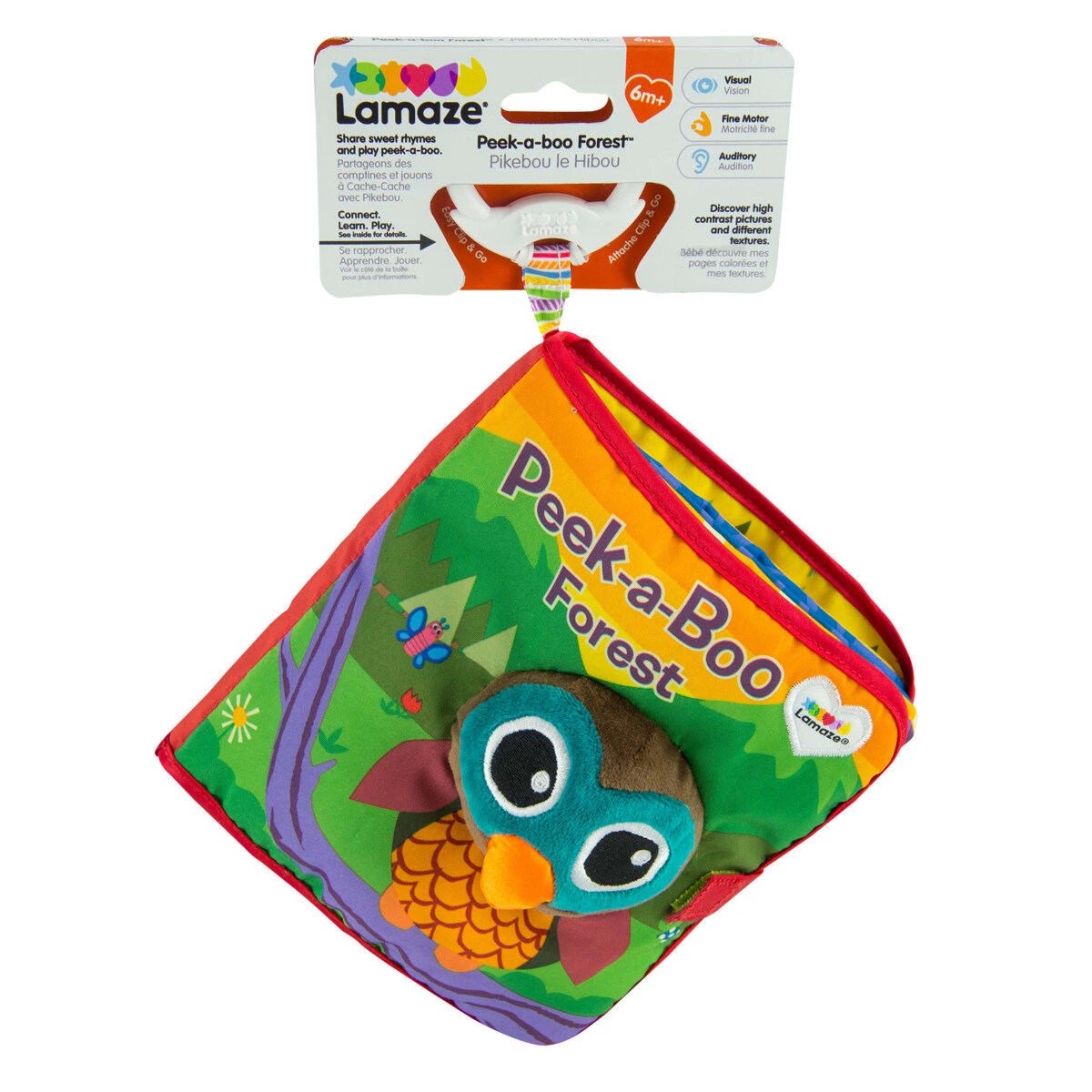 2 Lamaze Peek-a-Boo Forest Easy Clip and Go Pram Toy, 2 of 2