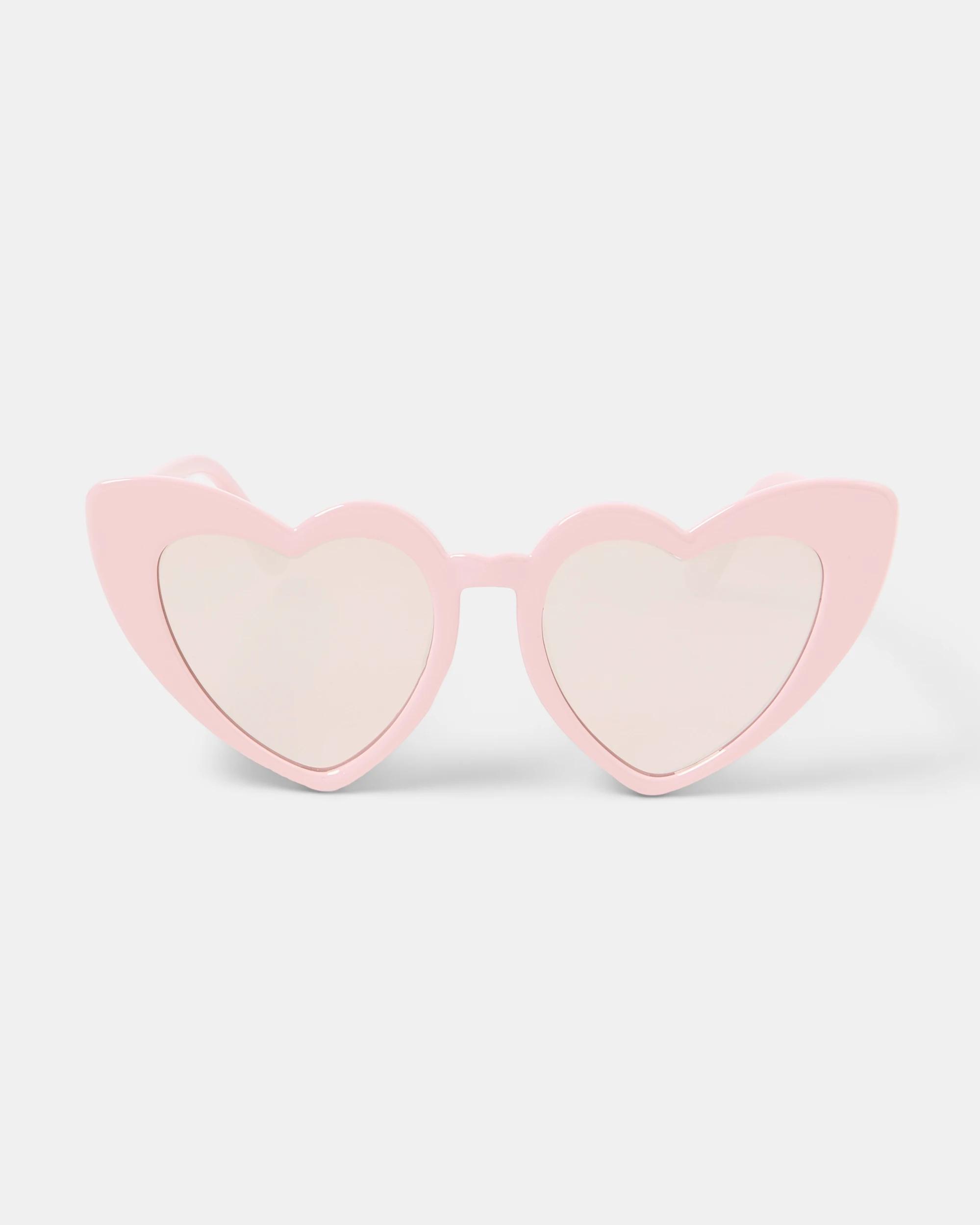 1 Heart Sunglasses Pink, 1 of 5