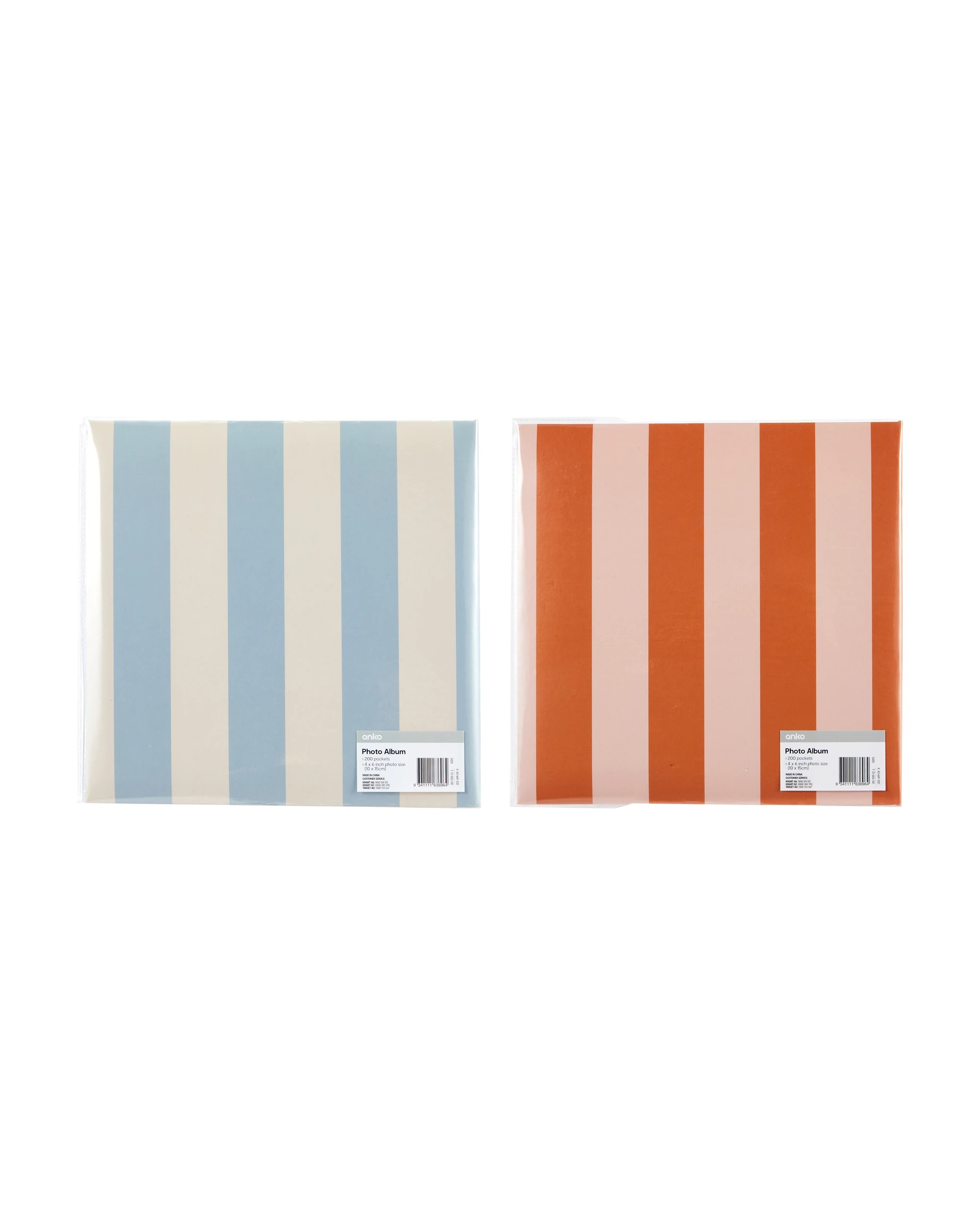 4 Photo Album - Striped, Assorted, 4 of 4