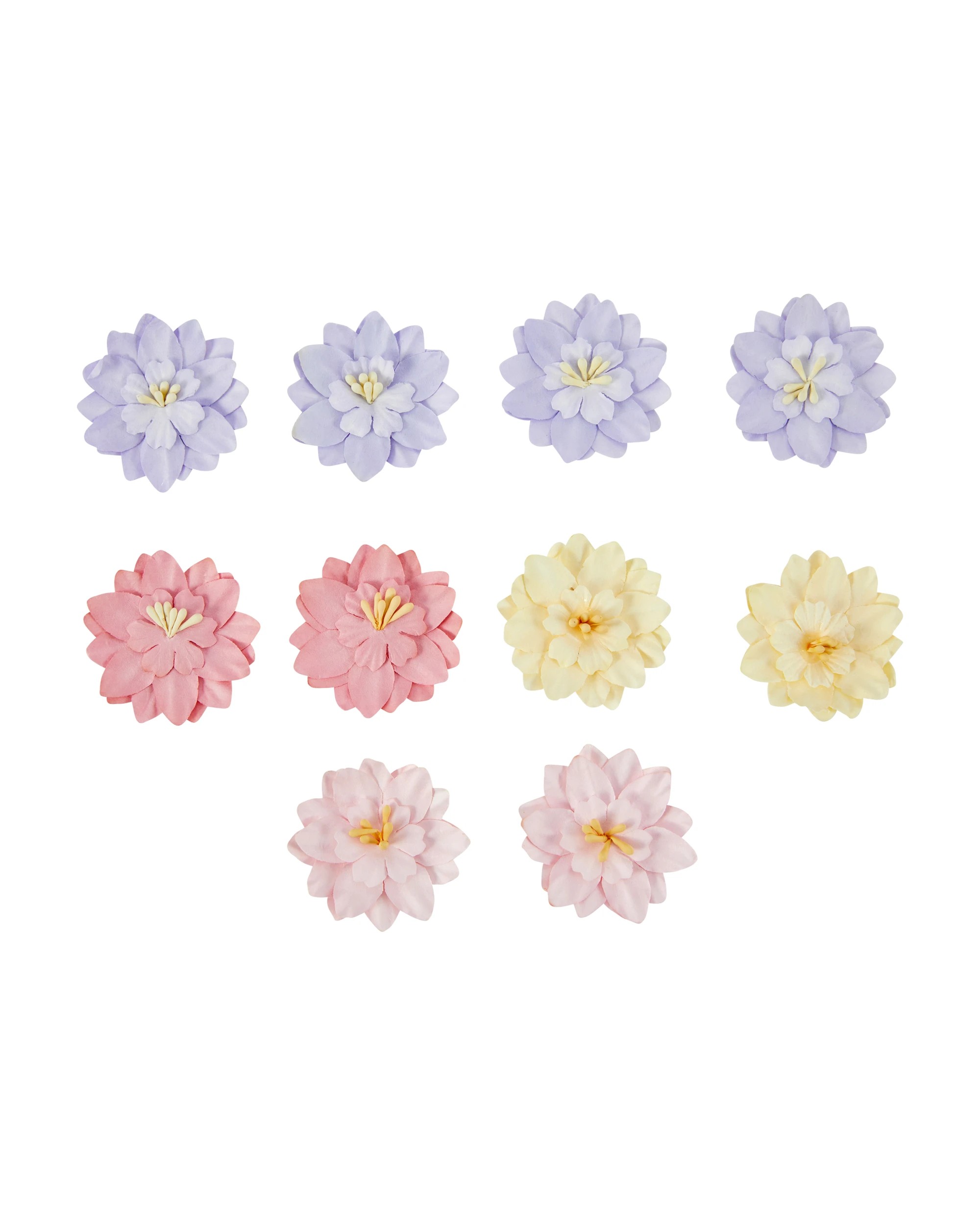 2 10 Pack Easter Craft Flowers, 2 of 2