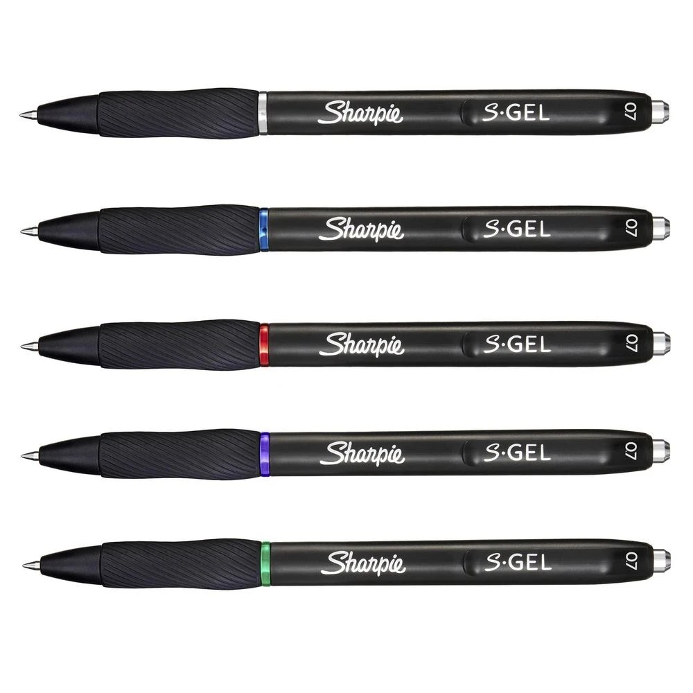 3 Sharpie S-Gel Retractable Pens 0.7mm Assorted 8 Pack, 3 of 10