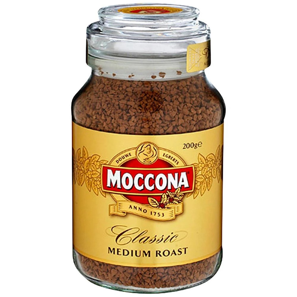 1 Moccona Classic Medium Roast Coffee 200g Jar, 1 of 2