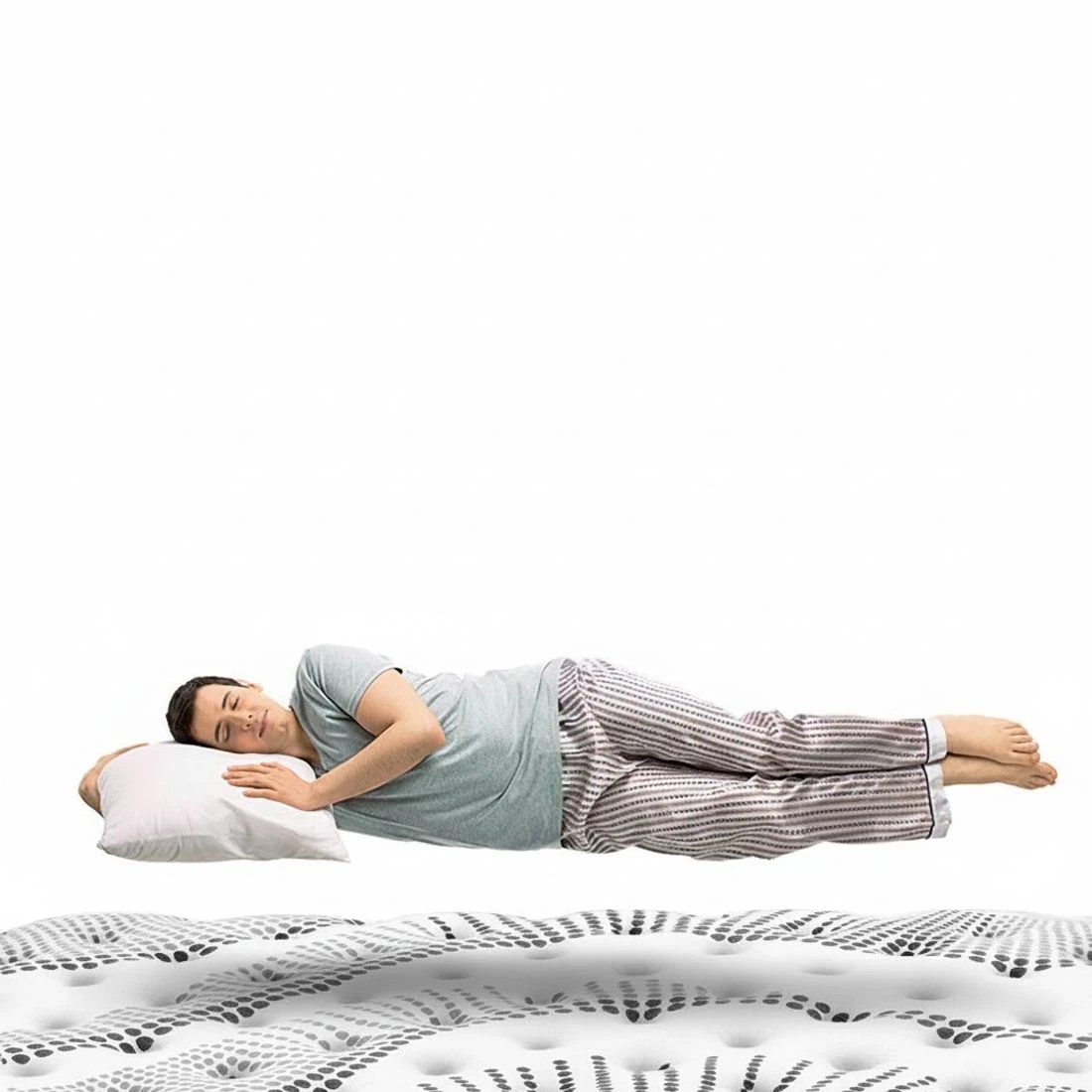 5 Giselle Bedding 32cm Mattress Euro Top Queen - Queen Bed - Multi, 5 of 10