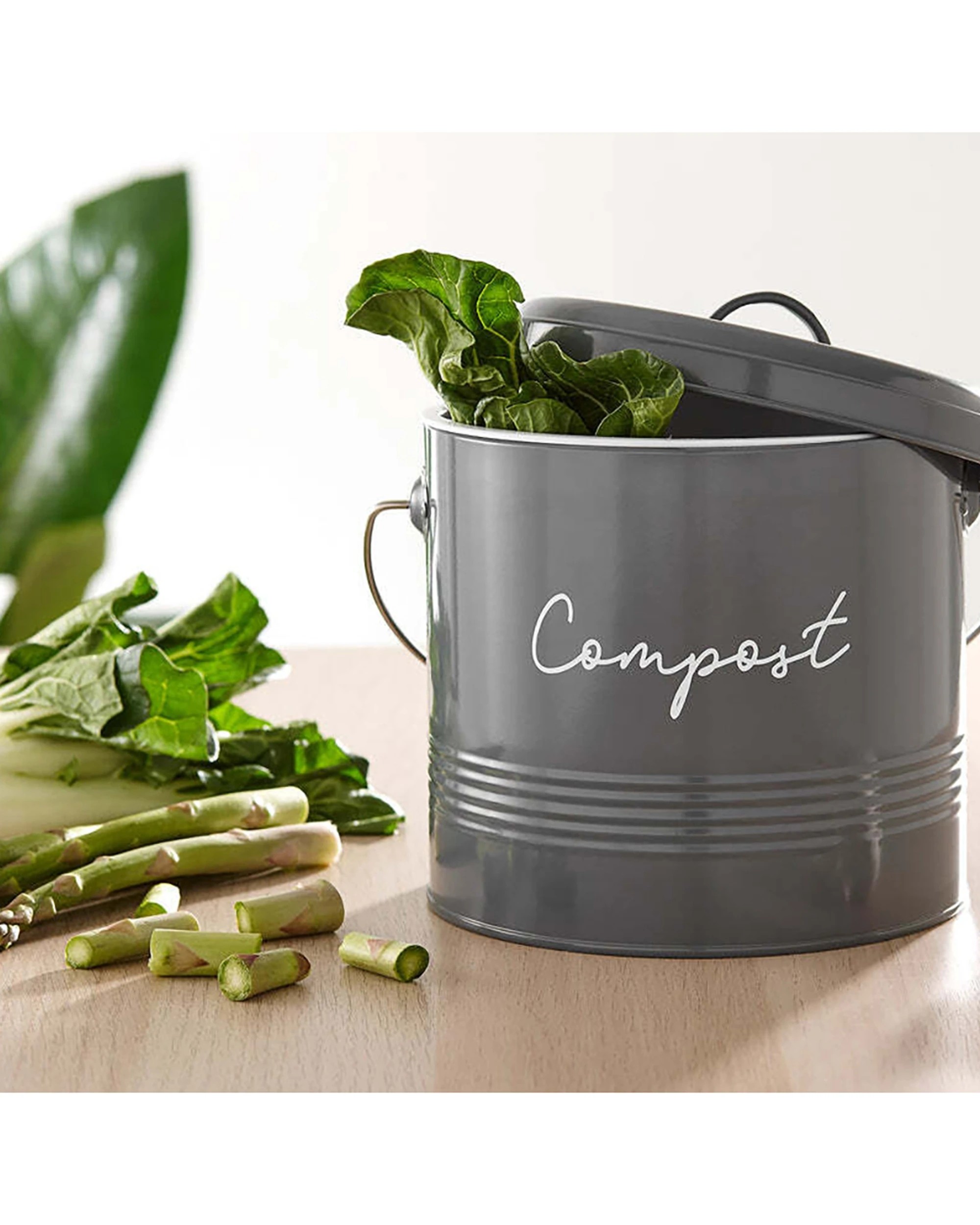 3 Ladelle Compost Bin 20cm - Charcoal, 3 of 4