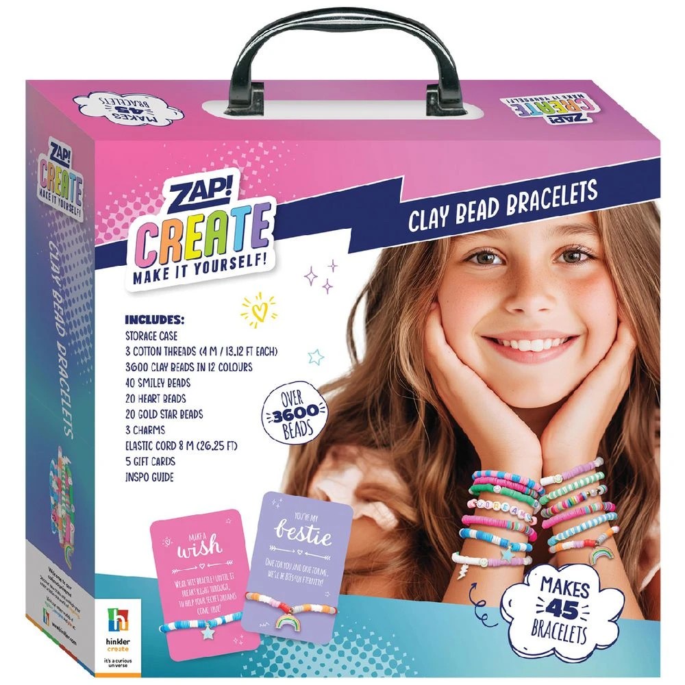 1 Zap! Create Clay Bead Bracelets Activity Case, 1 of 5