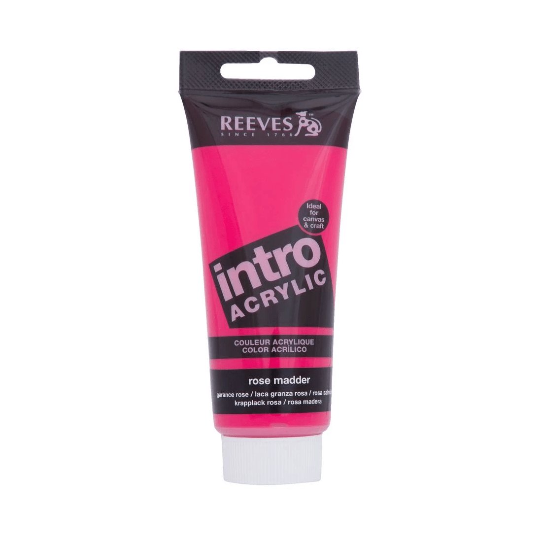 2 Reeves Intro Acrylic Paint 100mL Rose Madder, 2 of 2