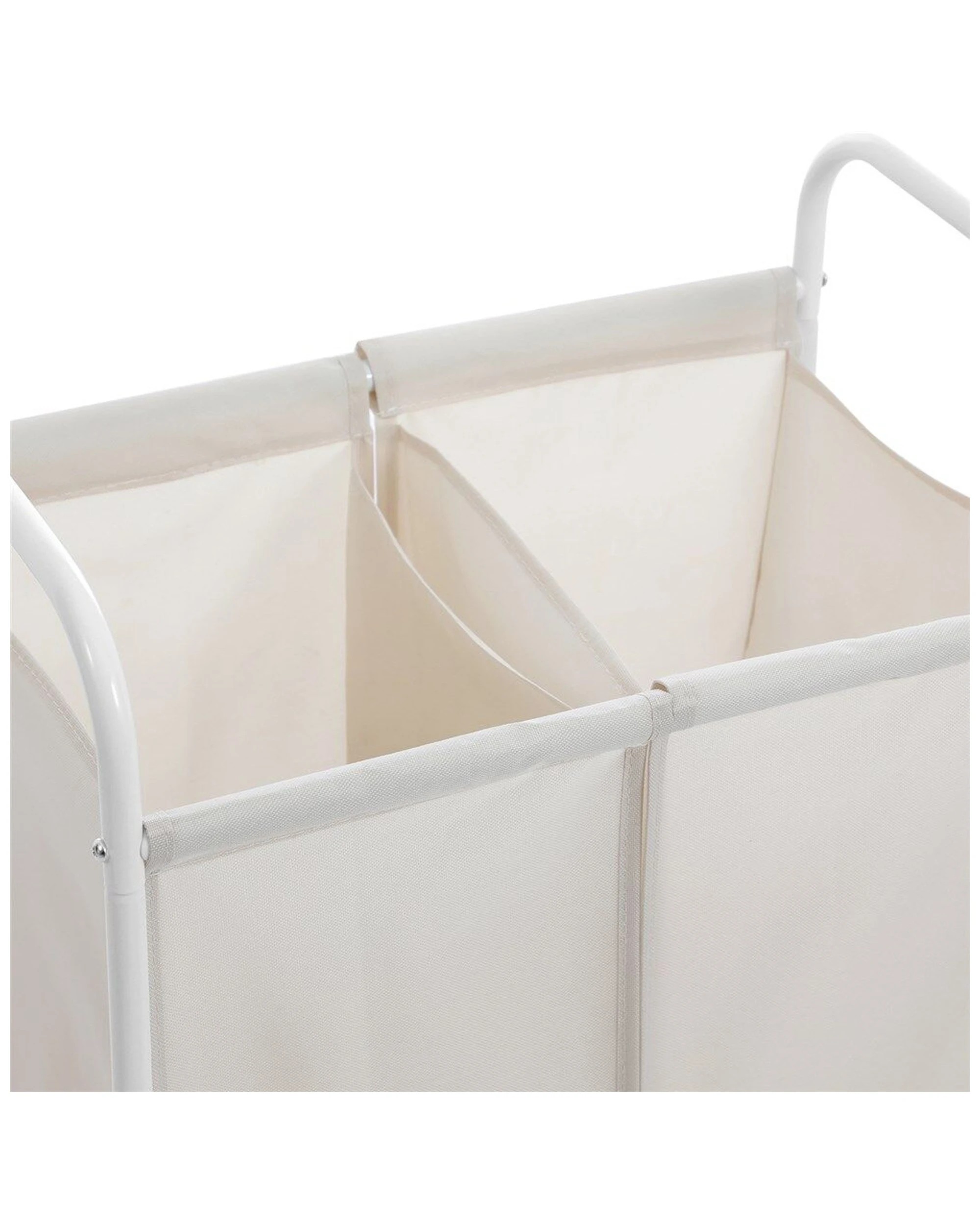 4 Boxsweden Lightweight Laundry 2 Section Cart With Wheels 50x33x70cm - Assorted, 4 of 8