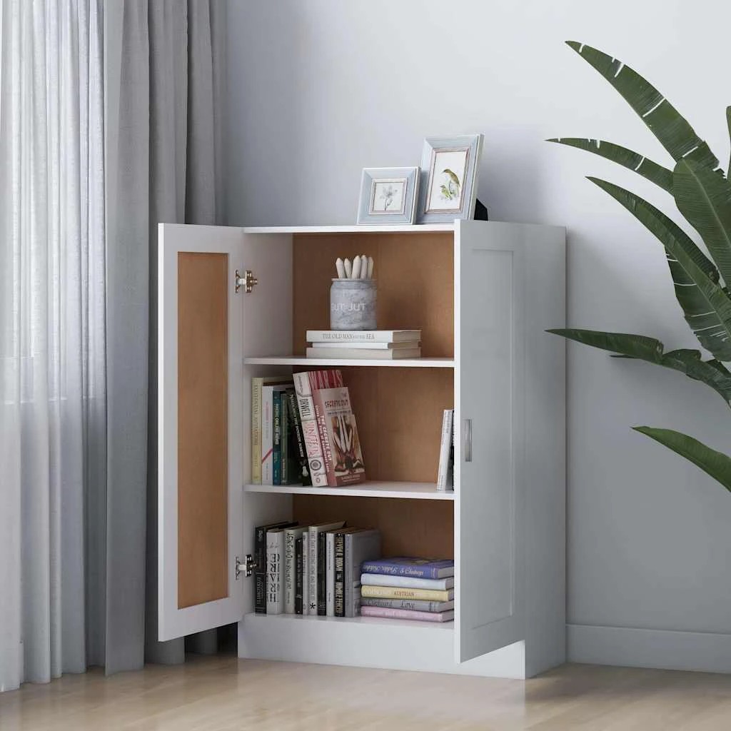 3 vidaXL Book cabinet Durable - White, 3 of 10