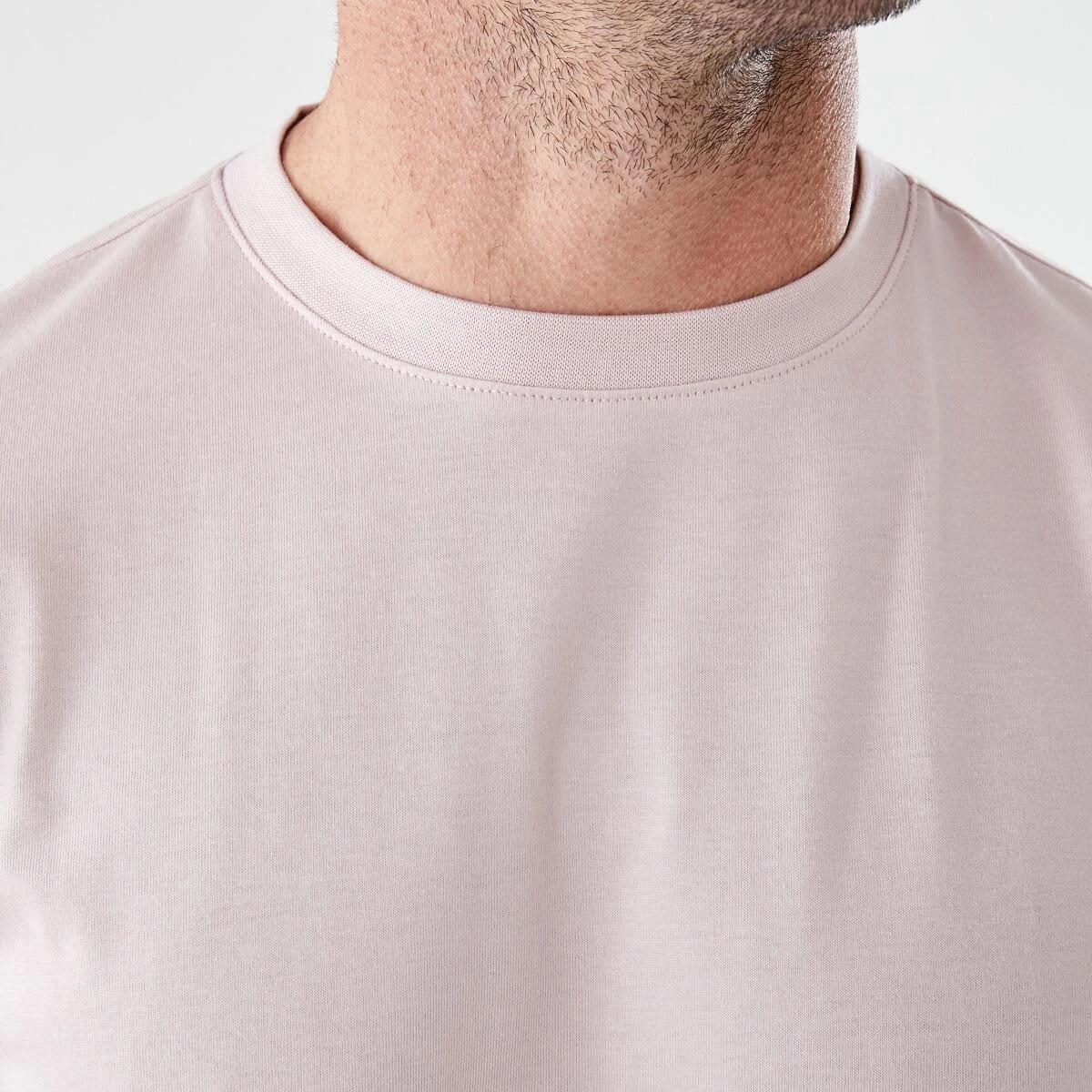 5 Australian Cotton Crew Neck T-shirt HUSHED VIOLET, 5 of 5
