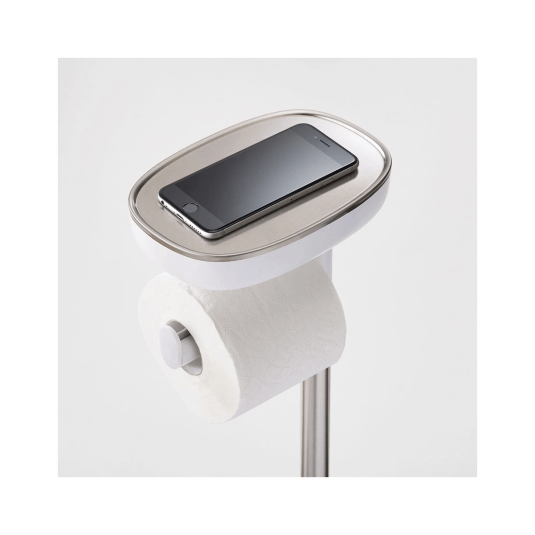 4 Joseph Joseph Easy-store Toilet Paper Stand Steel Storage Organiser 68cm
 - Silver, 4 of 7