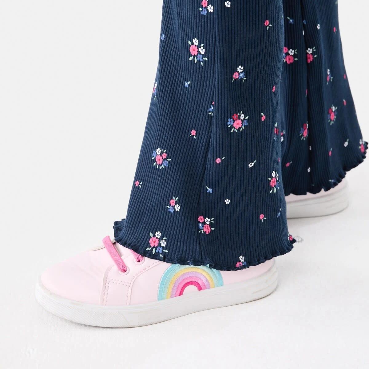 4 Rib Flare Leggings Ditsy, 4 of 8